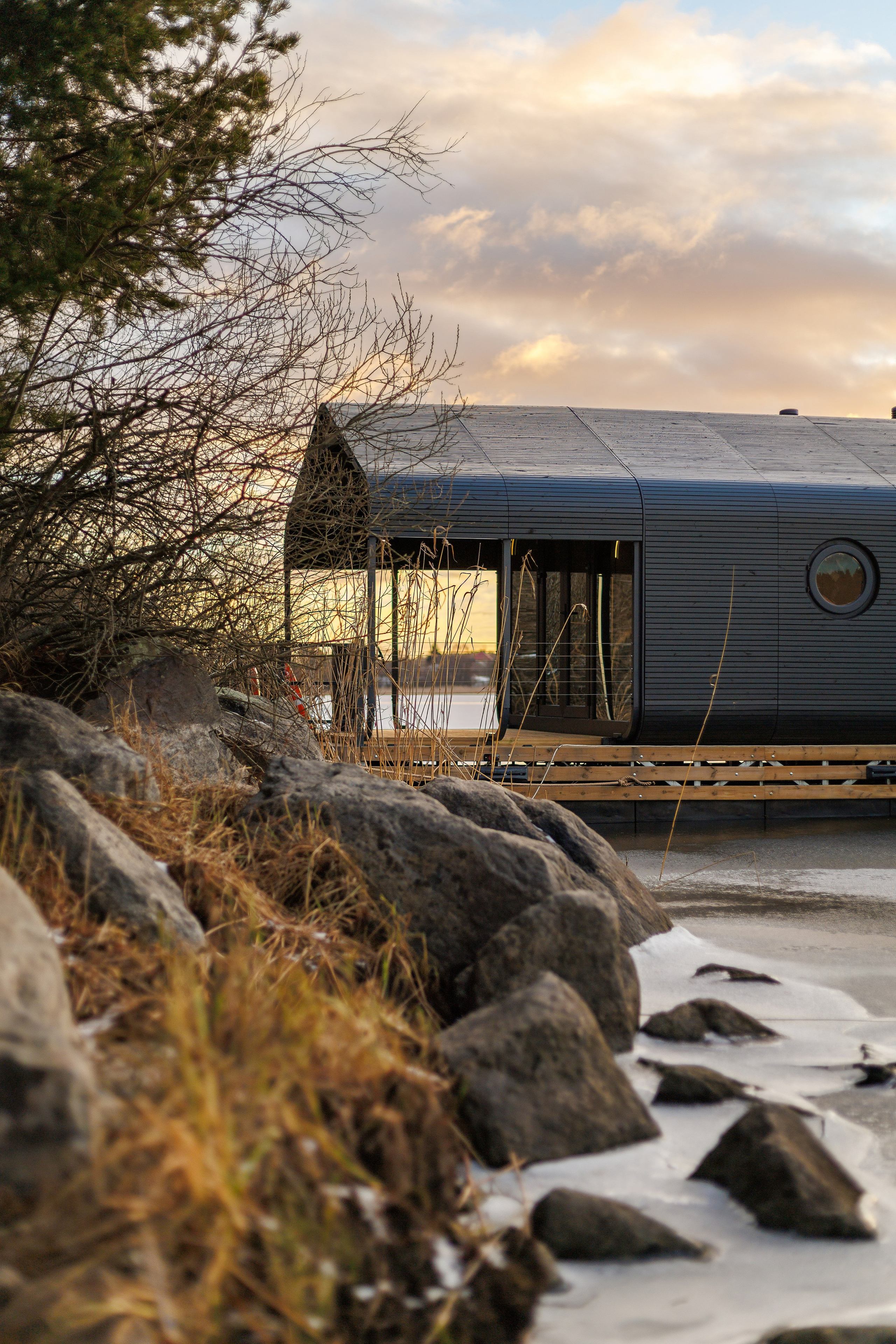 Баня на воде, Карелия