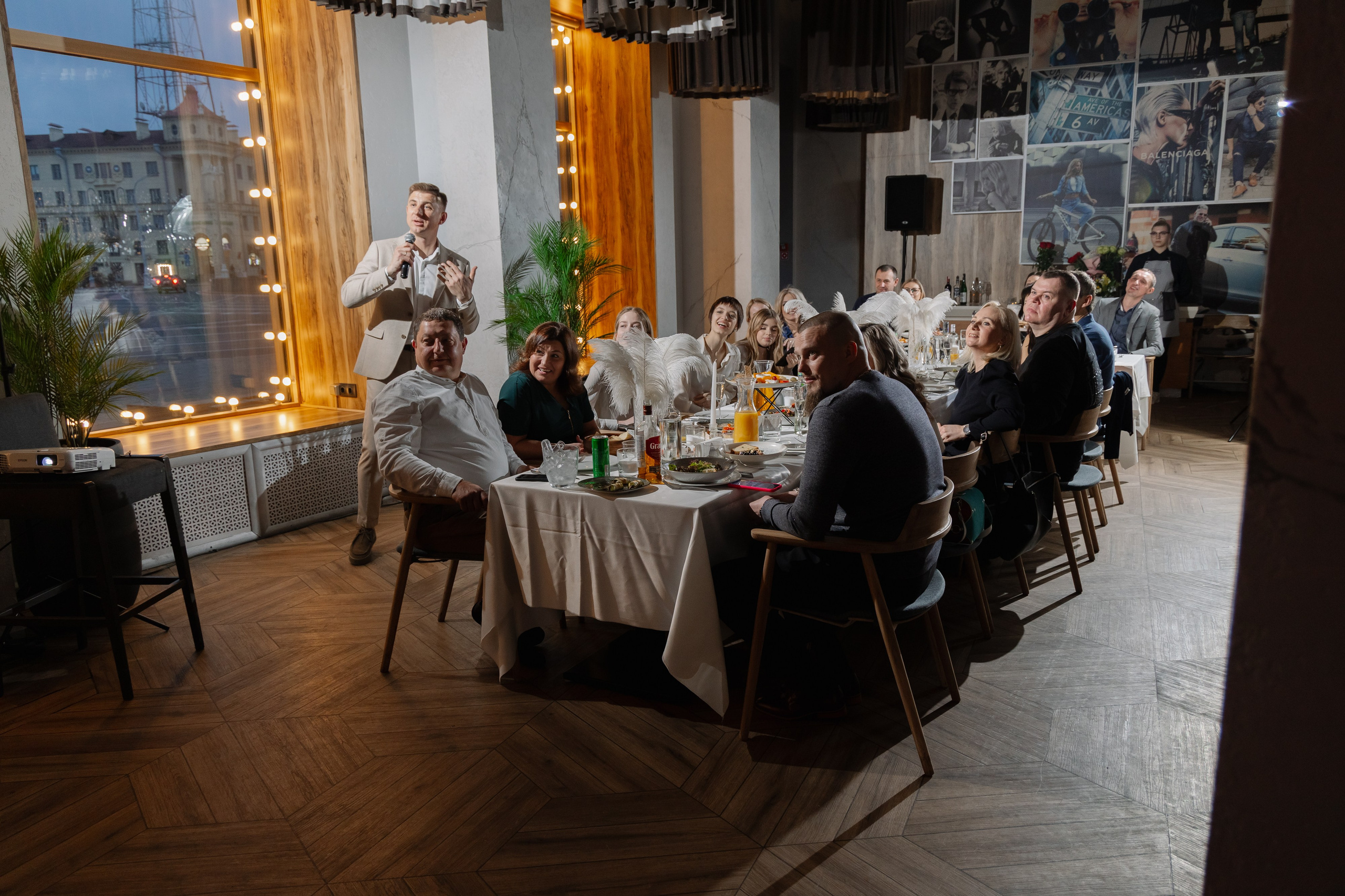 Фотосъемка юбилея в ресторане «Березка» в Минске. Свадебный фотограф в Минске/Беларуси Сергей Спиридонов