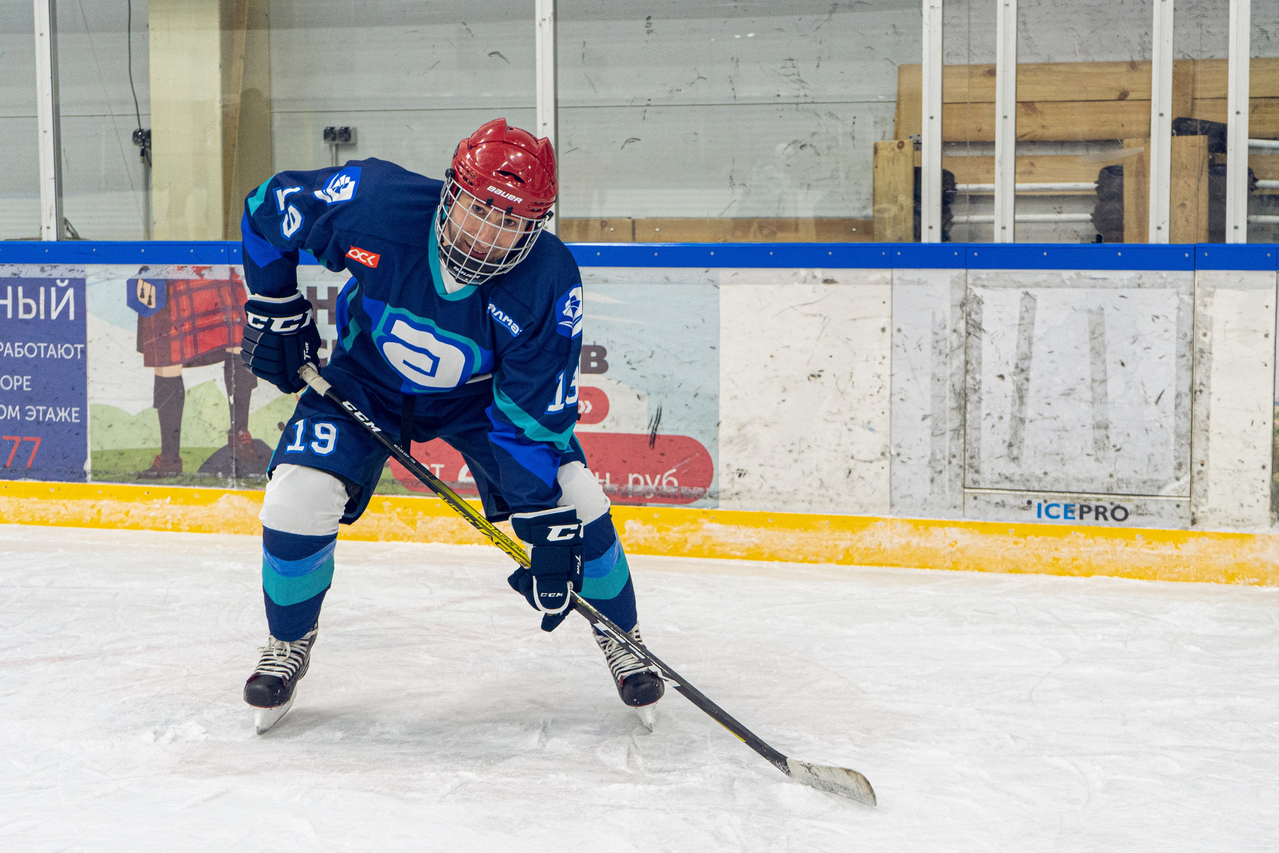 Тренировка по хоккею «ЦМКБ «Алмаз»