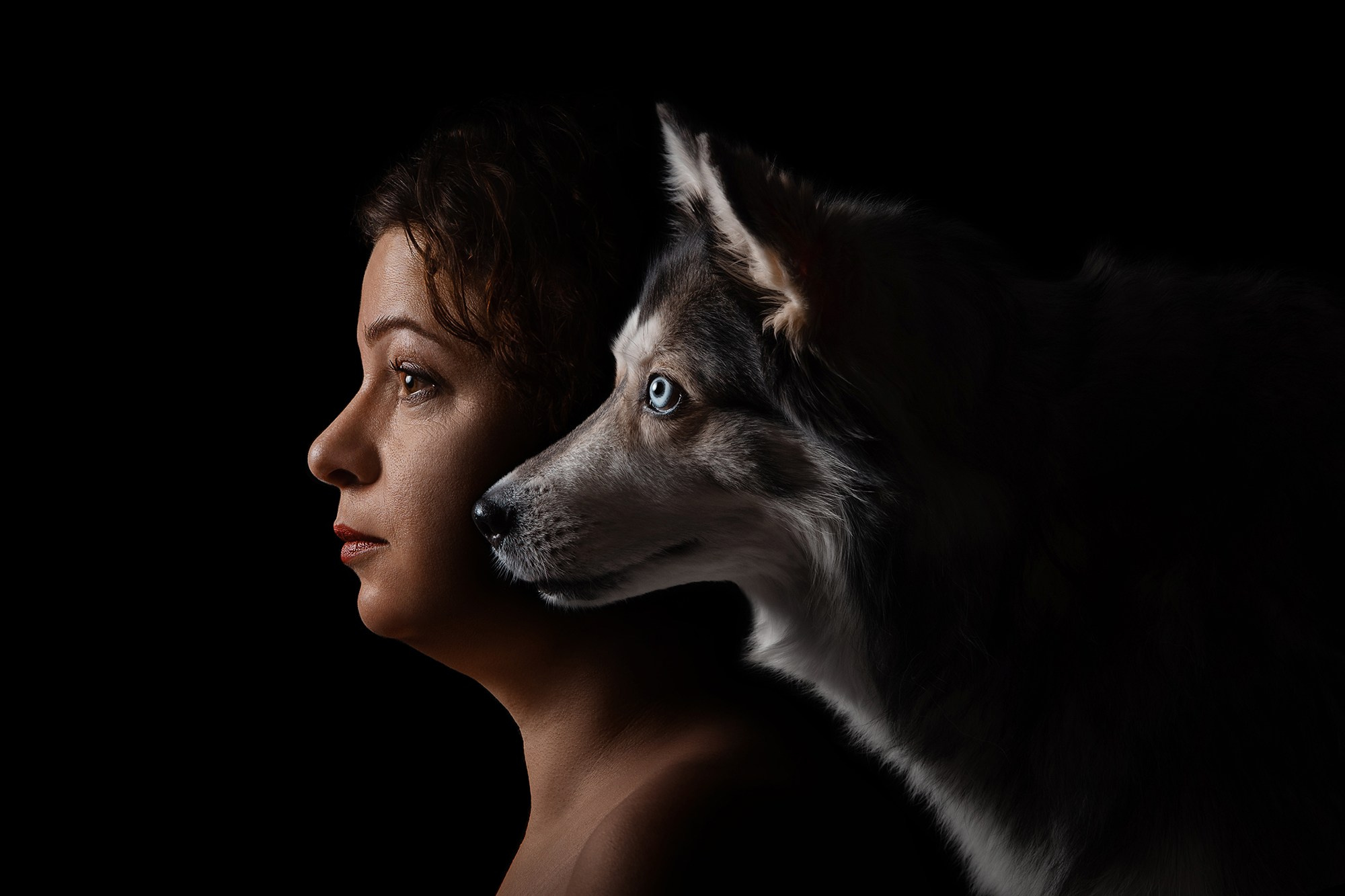 Проект портреты на чёрном фоне. Фотограф Анна Тюрина