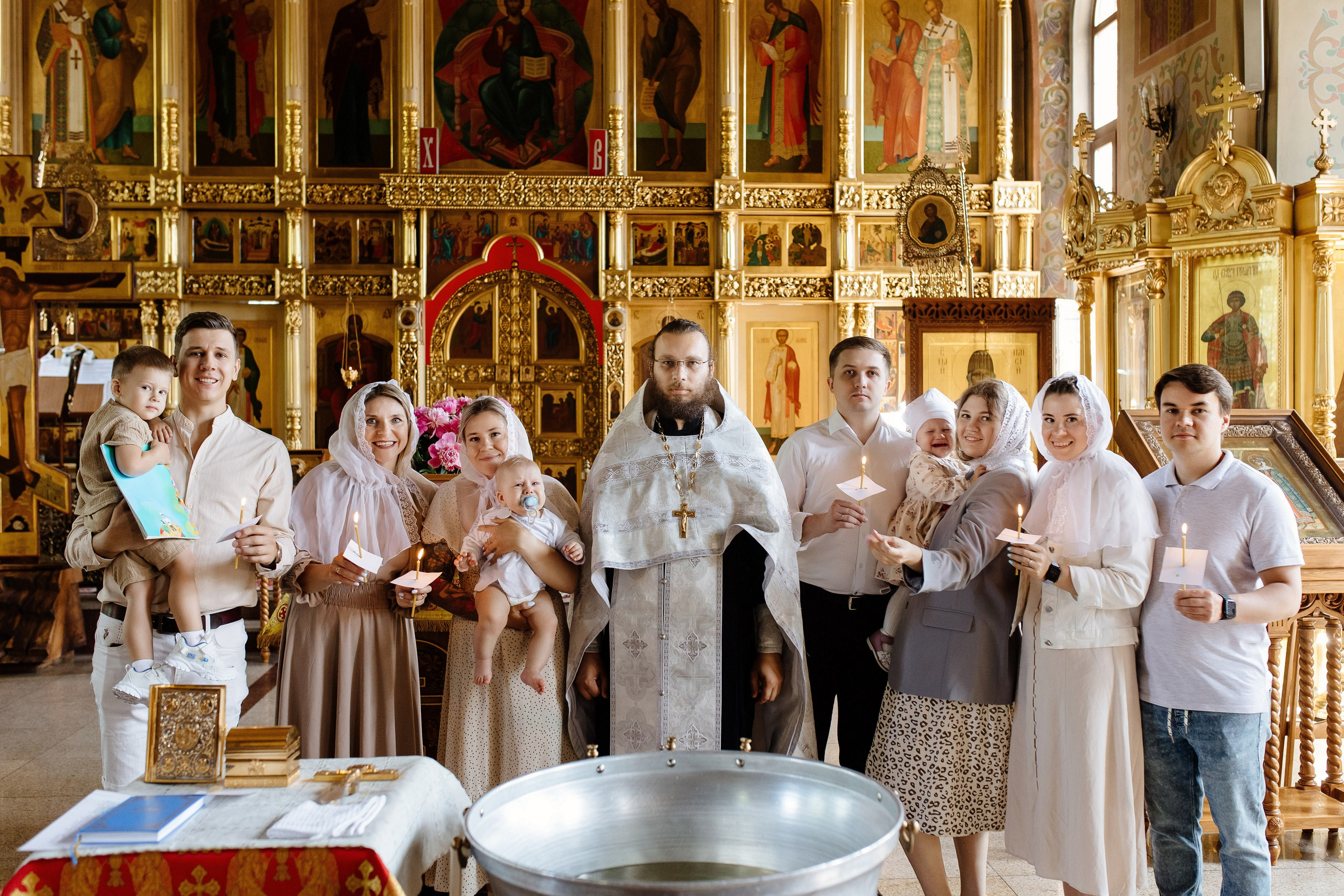 Крещение Луки. Свадебный и семейный фотограф Екатерина Иванова