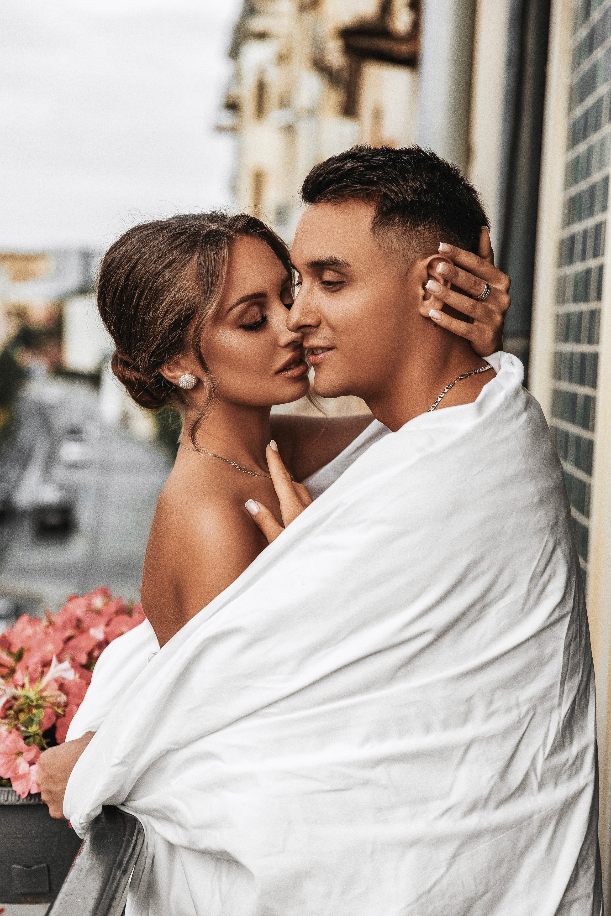 Свадебная съемка в отеле Hartwell hotel утро невесты. Главная