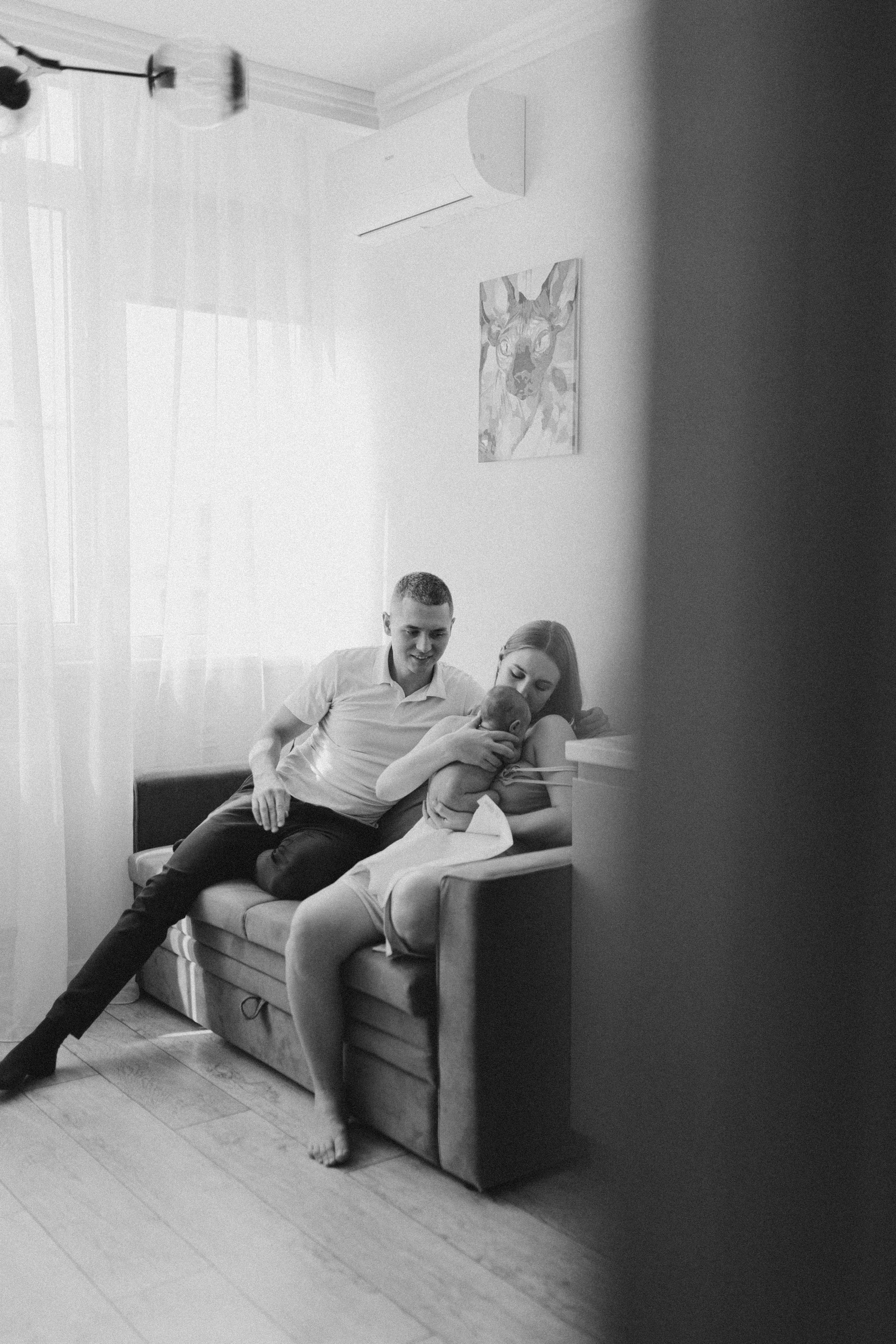 Рита, Коля и Василиса. Семейный фотограф и фотограф на роды в Ростове-на-Дону Мухина Виктория