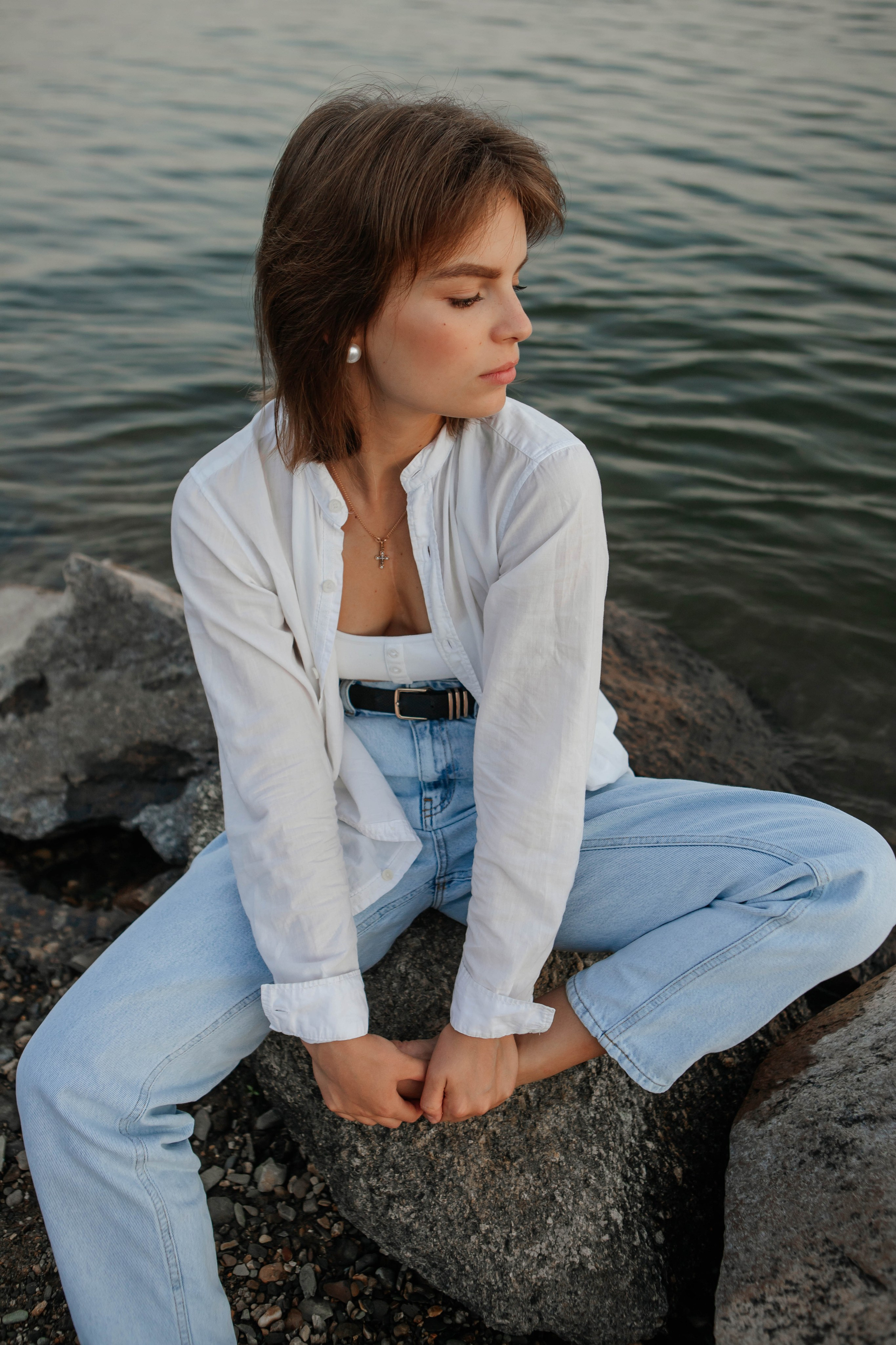 Анастасия у реки. Фотограф Санкт-Петербург Раднаева Юлия