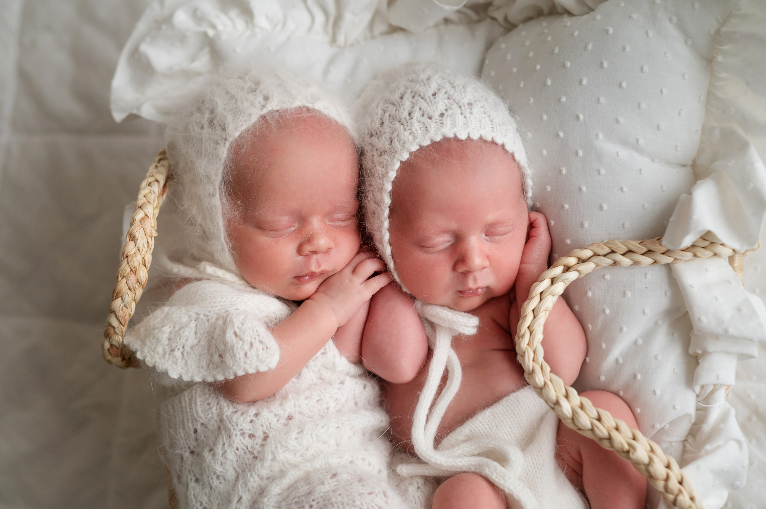 Вера и Диана 10 дней. Фотограф новорожденных Елена Панова