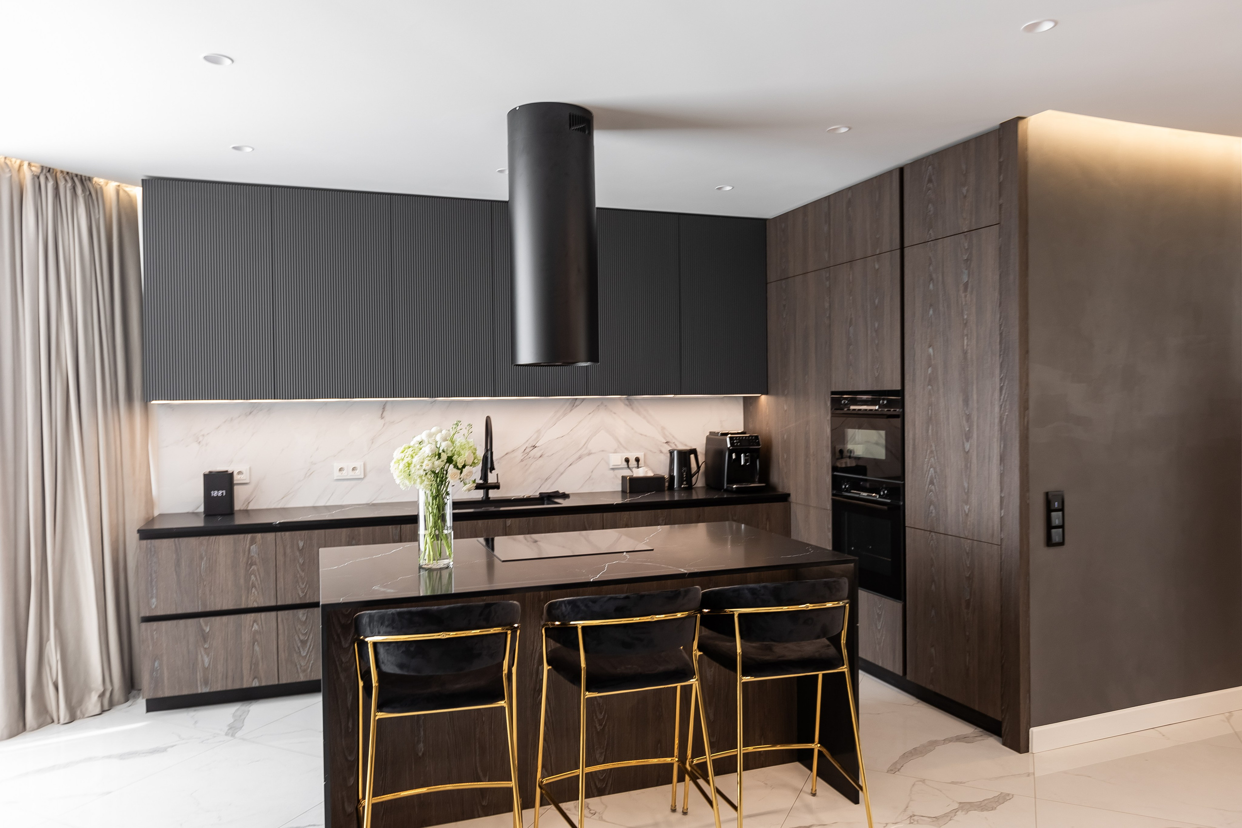 Кухни в стиле лофт — фото реализованных проектов | Prime Мебель. Prime Мебель — кухни на заказ от производителя в Москве и Московской области | Изготовление и дизайн