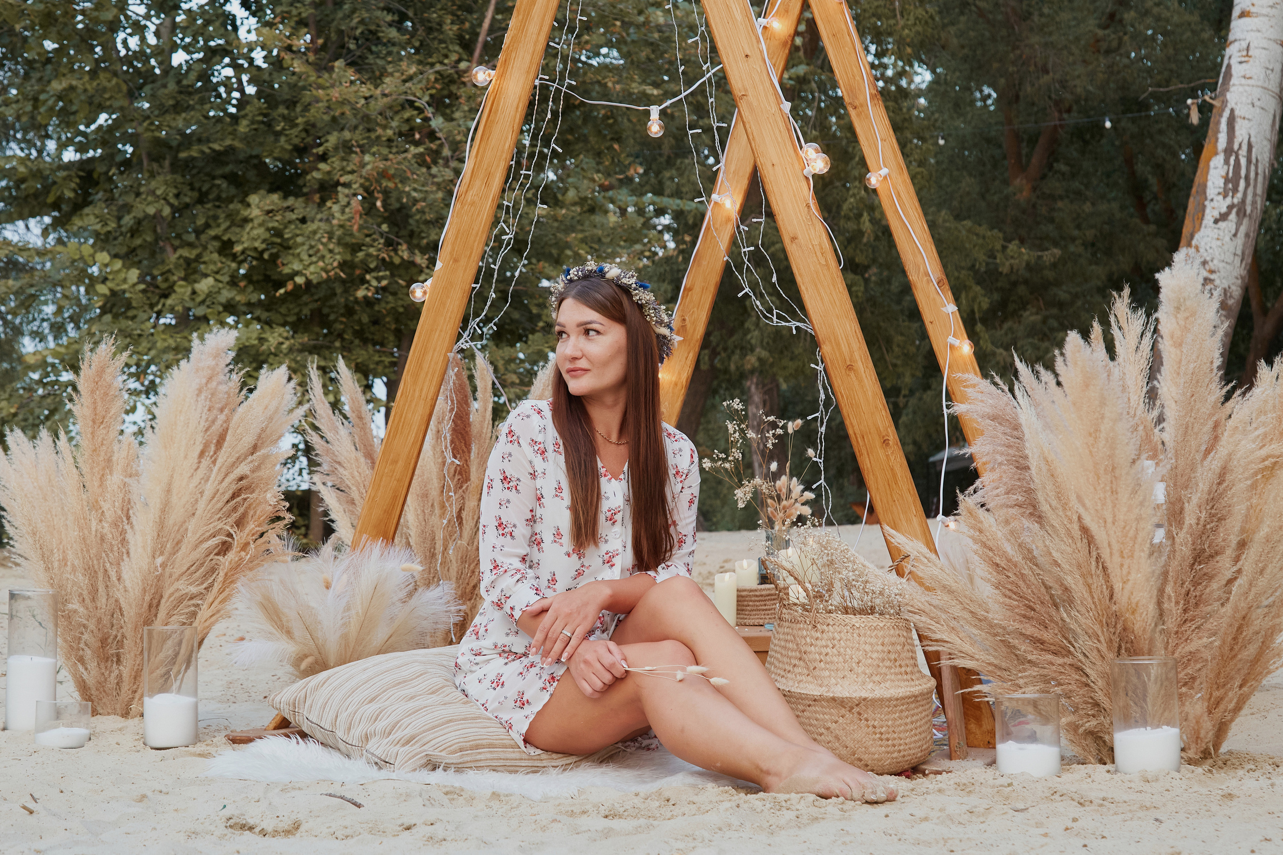 Boho picnic. Фотограф Иван Богданов Москва Волгоград Камышин