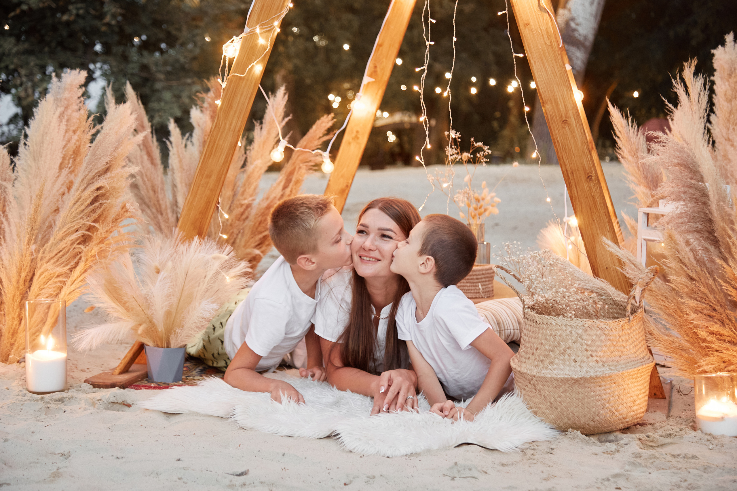 Boho picnic. Фотограф Иван Богданов Москва Волгоград Камышин