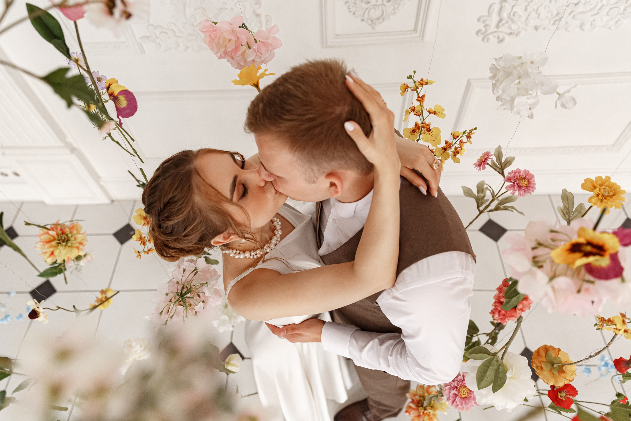 Свадебная фотосессия в городе и в фотостудии. Свадебный фотограф Москва и МО Сергей Киржаев