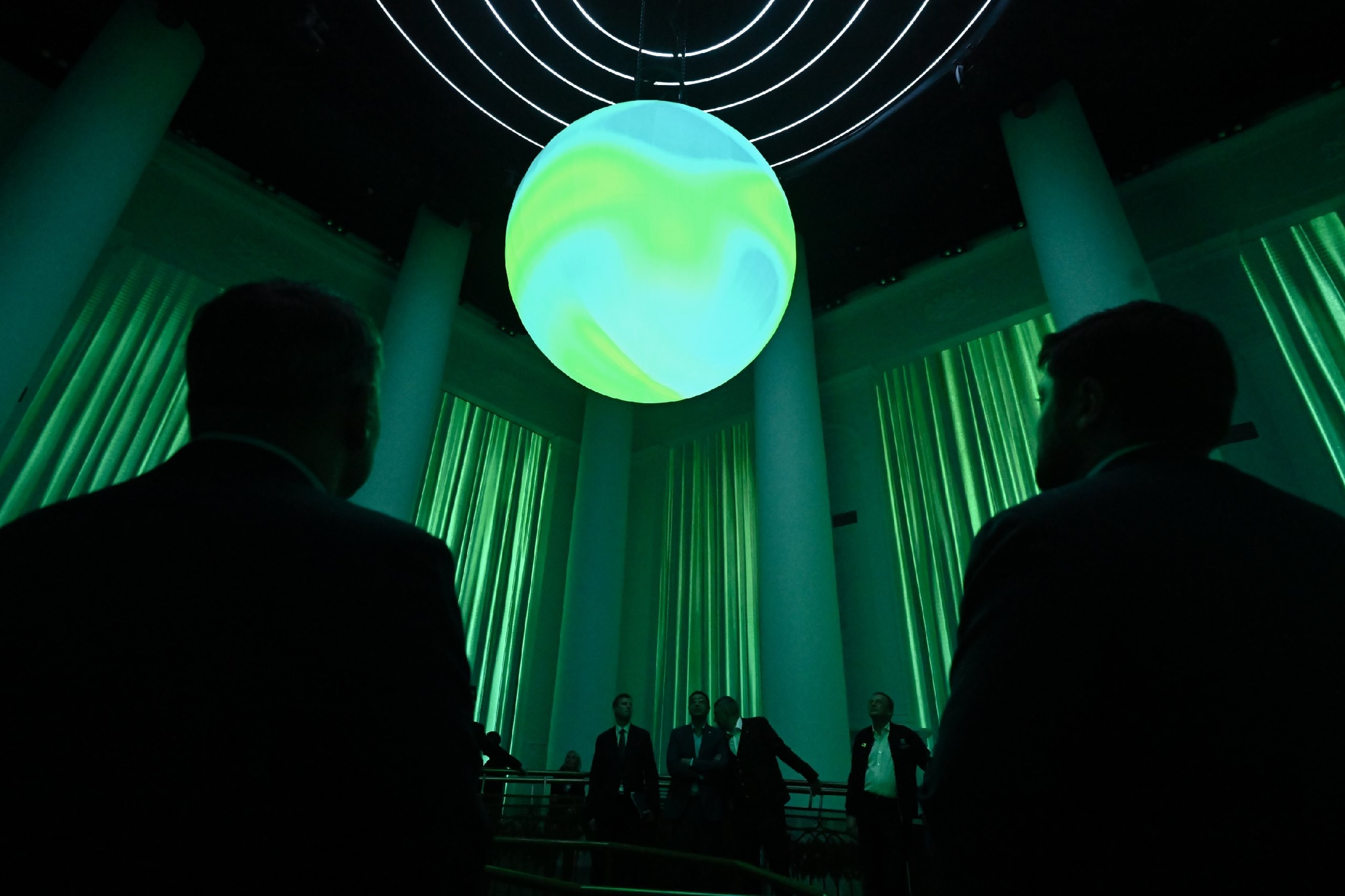 Помещения Сбера на форуме-выставке "Россия" в Москве, 23 декабря 2023.