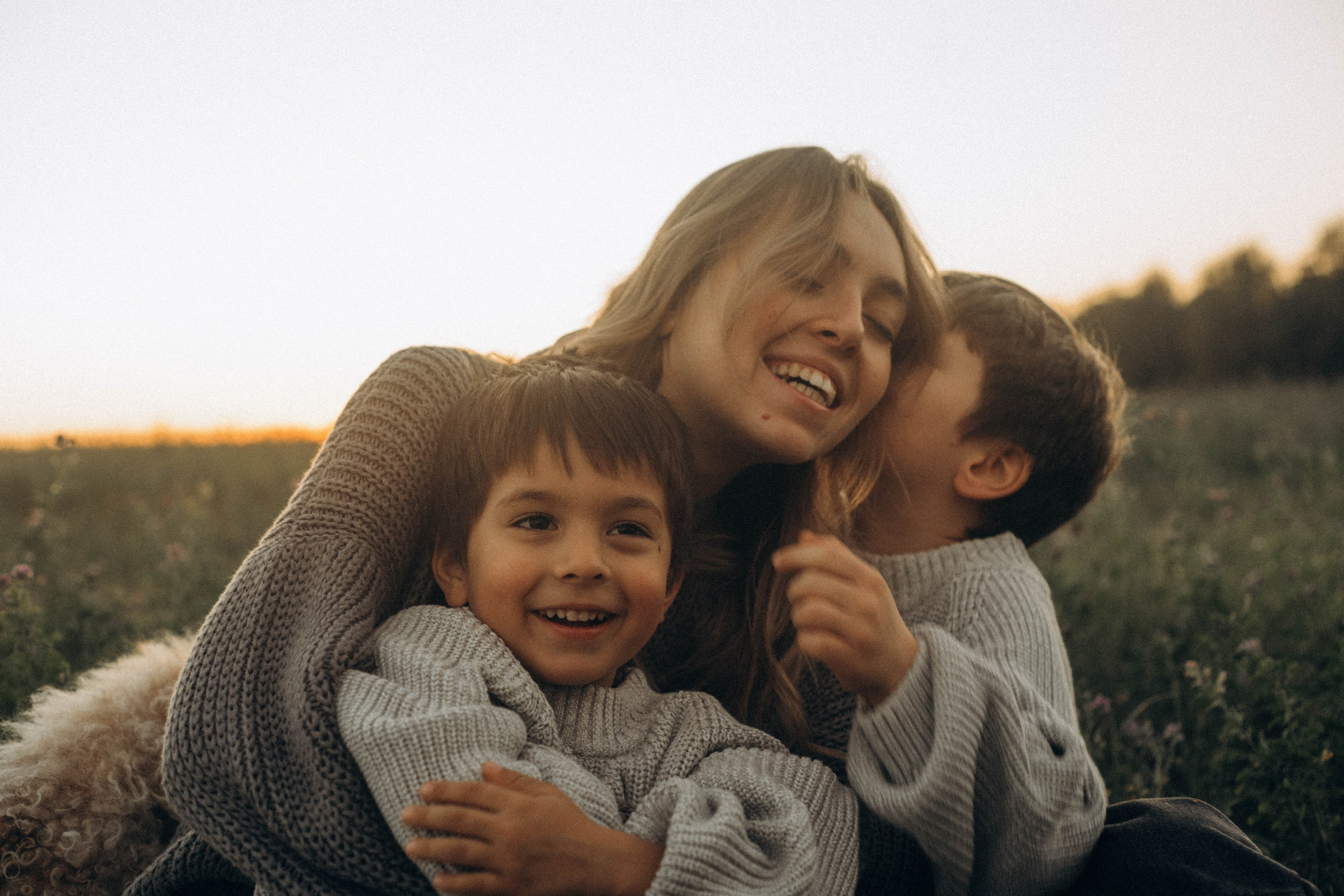 Оля, Саша, Демид, Елисей. Семейный фотограф Юлия Котова