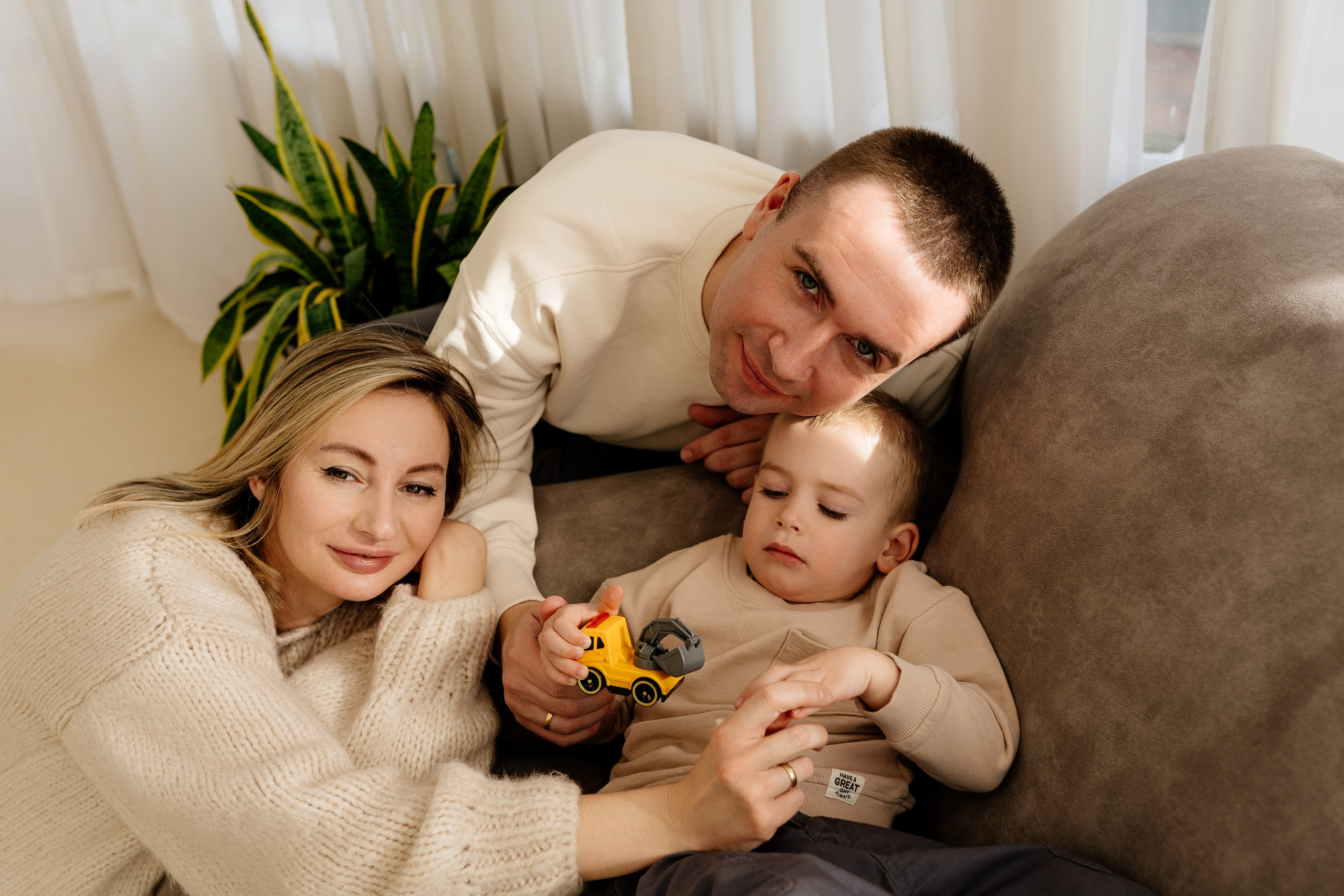 Ольга, Дмитрий и Ваня. Свадебный фотограф в Москве Анна Полушина