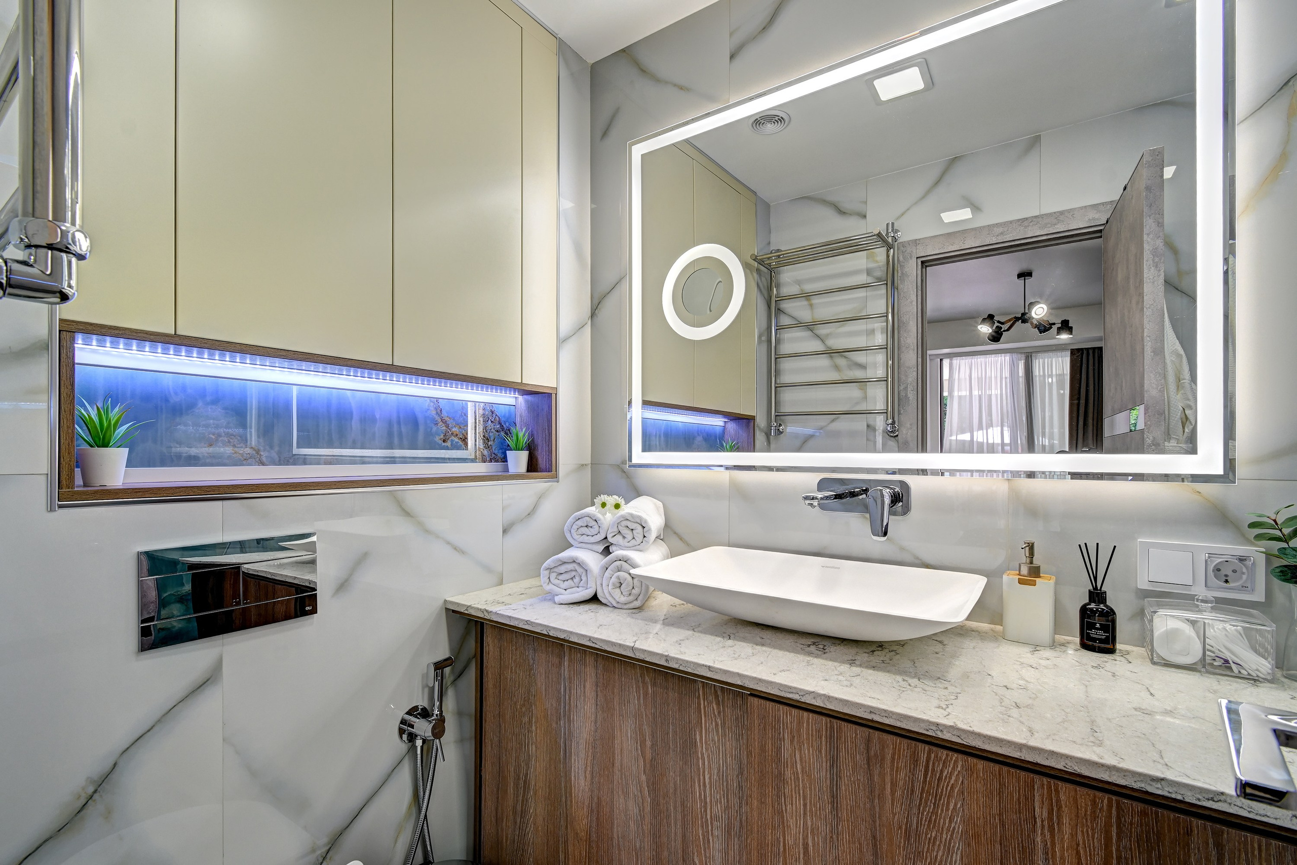 Номер Апарт-отеля Монтевиль. Интерьерный фотограф в Сочи | Роман Сусленко