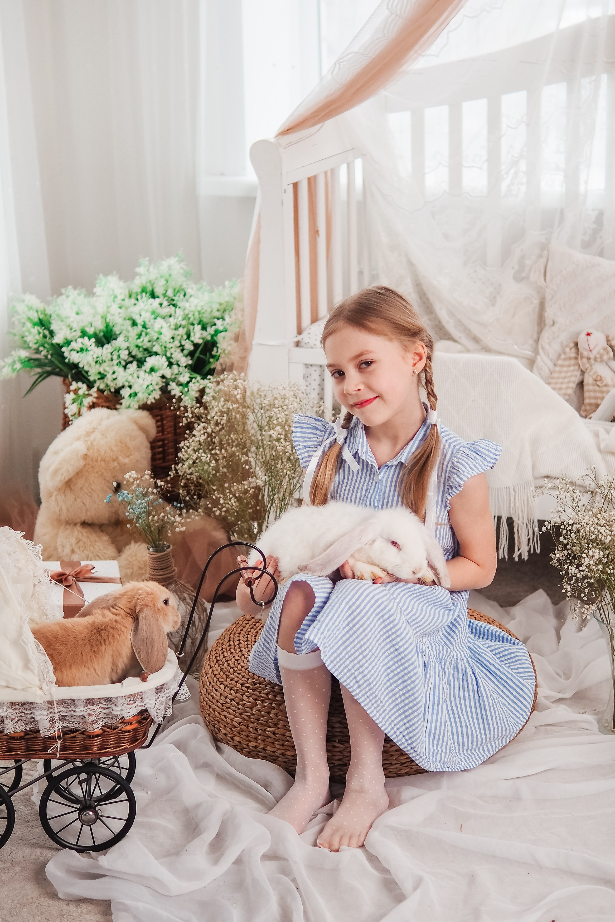 Пасхальные кролики. Портретный фотограф Павлова Светлана / Брянск /