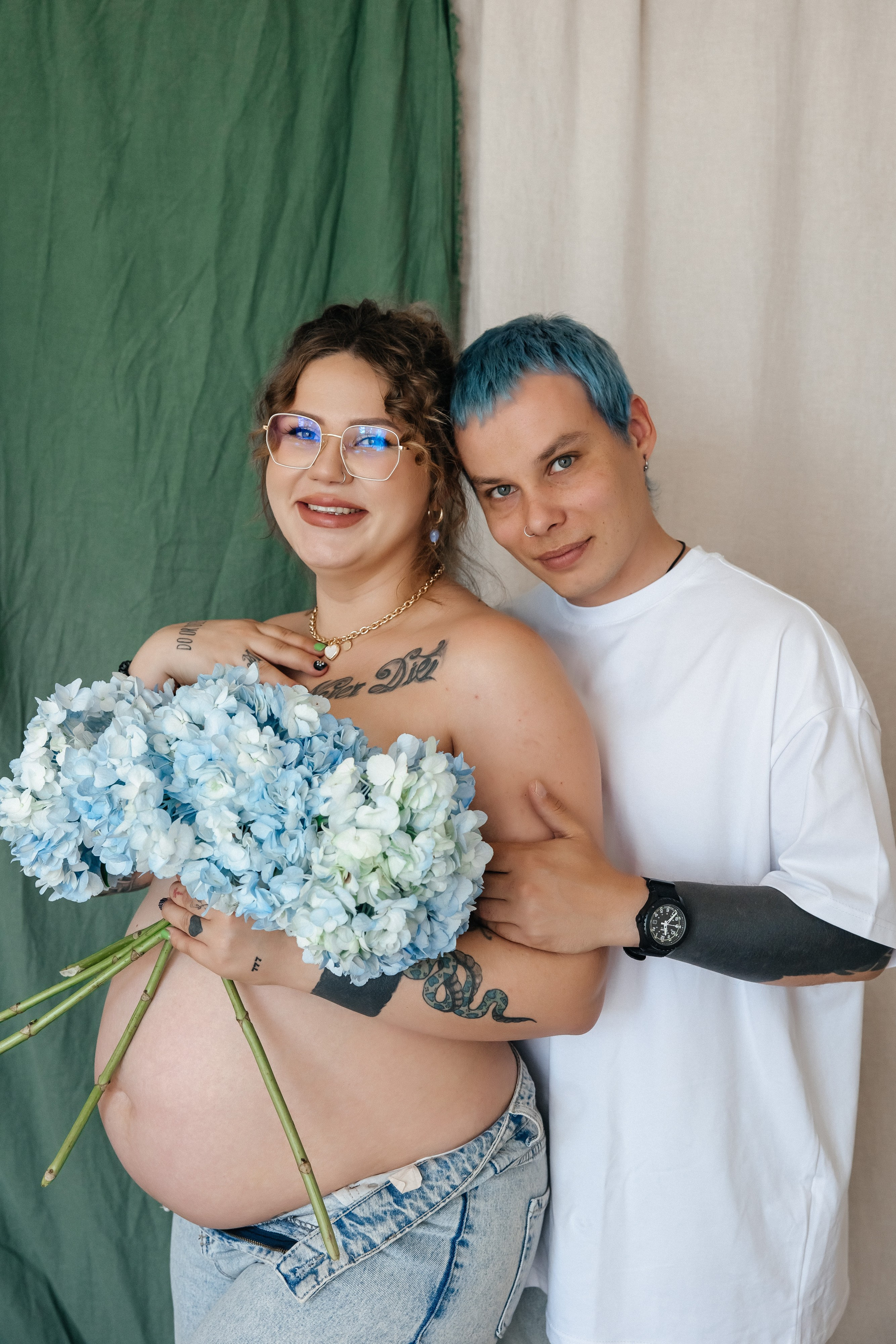 Семейная фотосессия Марк & Анна в ожидании чуда. Свадебный и семейный фотограф в Краснодар, Россия