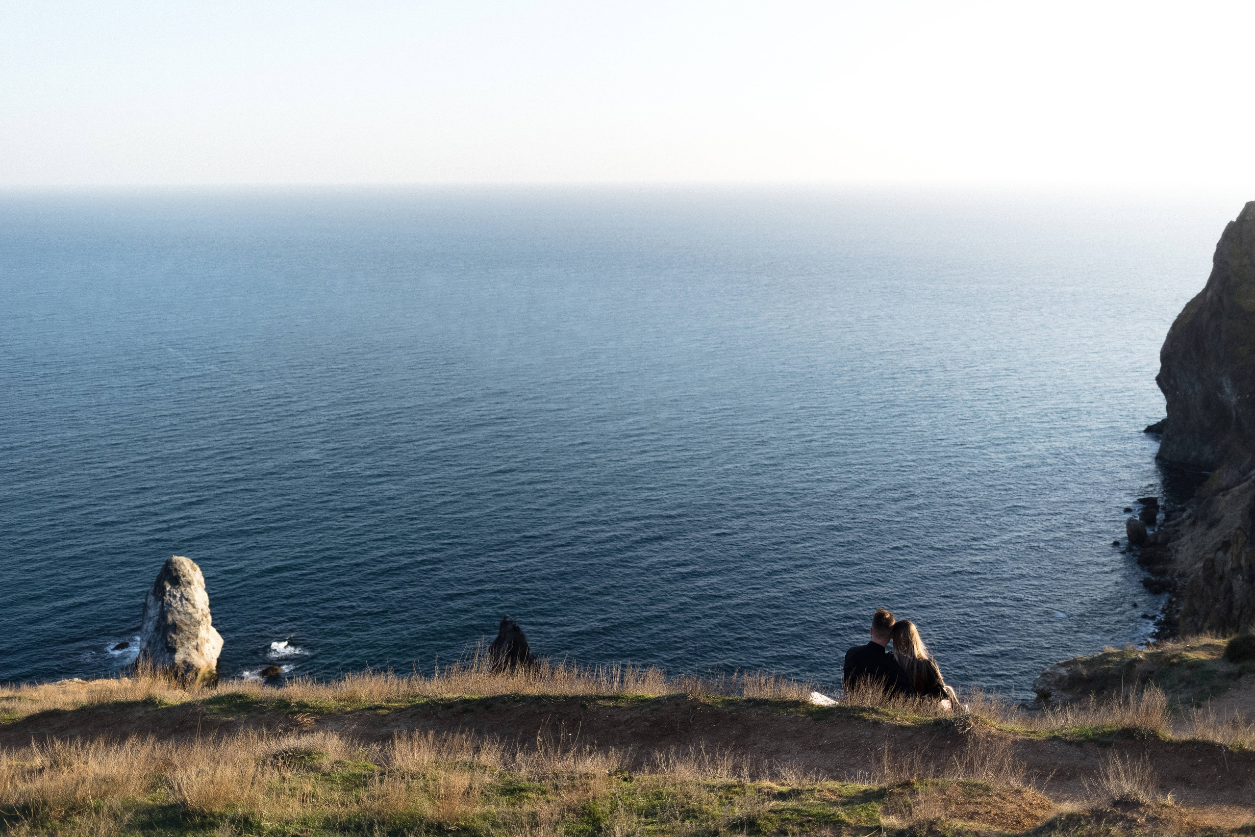 «Закат над морем: история любви Евгения и Дианы в каждом кадре». Свадебный фотограф Мироманов Николай в Крыму