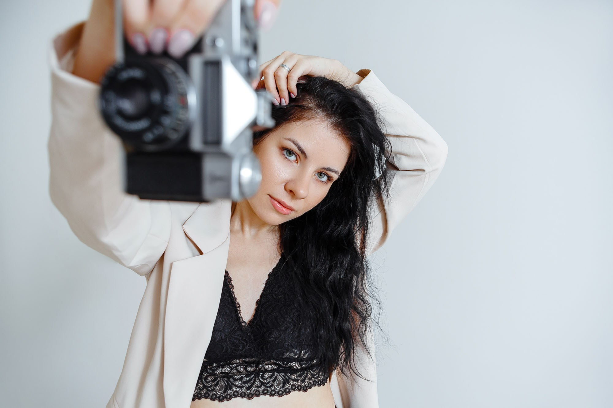 Портретная фотосессия красивой девушки с красивым освещением. Свадебный и портретный фотограф в Липецке, Ельце, Воронеже, Москве, Тамбове 