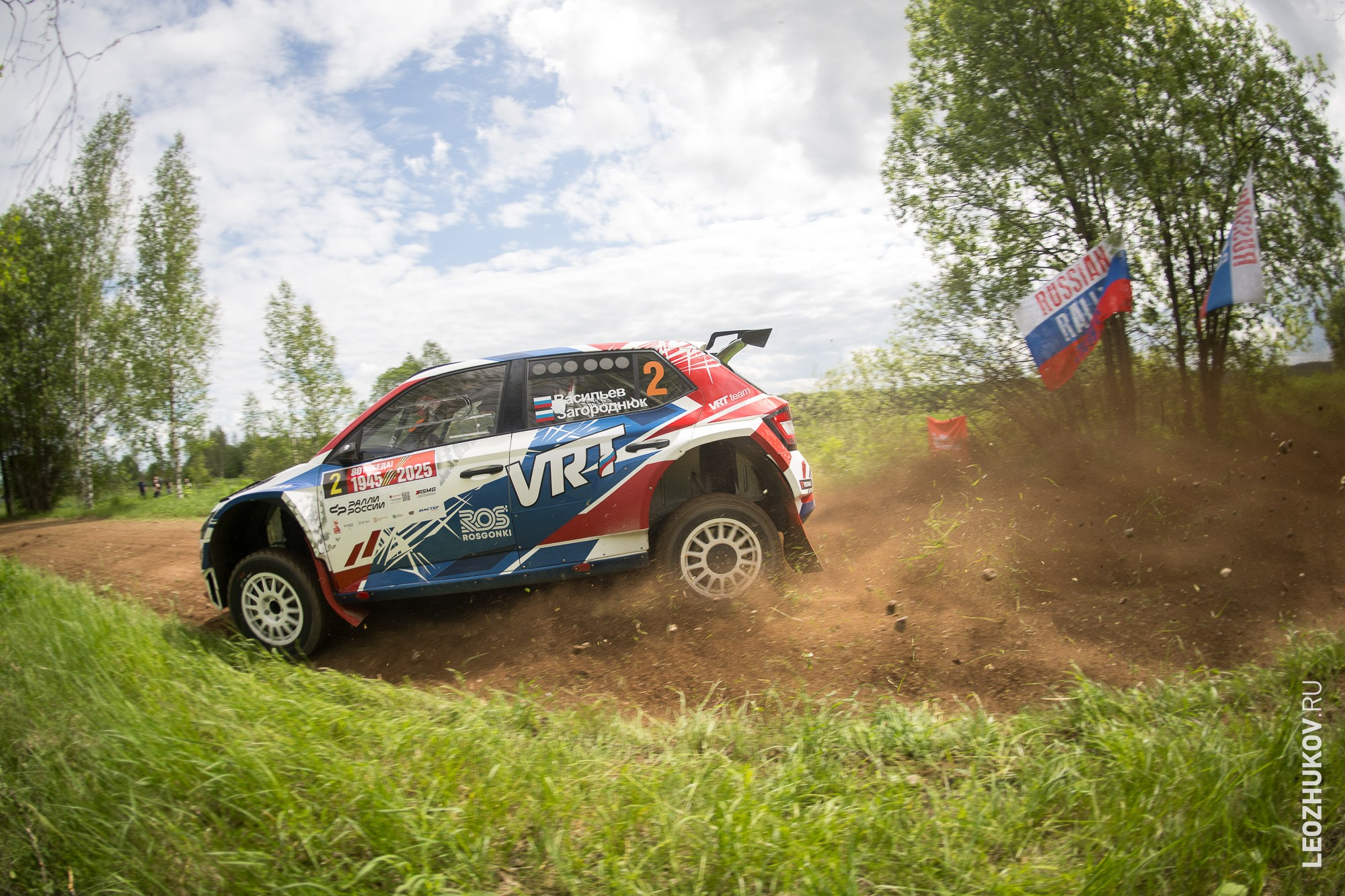 Rally Pushkinskie gory 2025. Sports photographer Leonid Zhukov