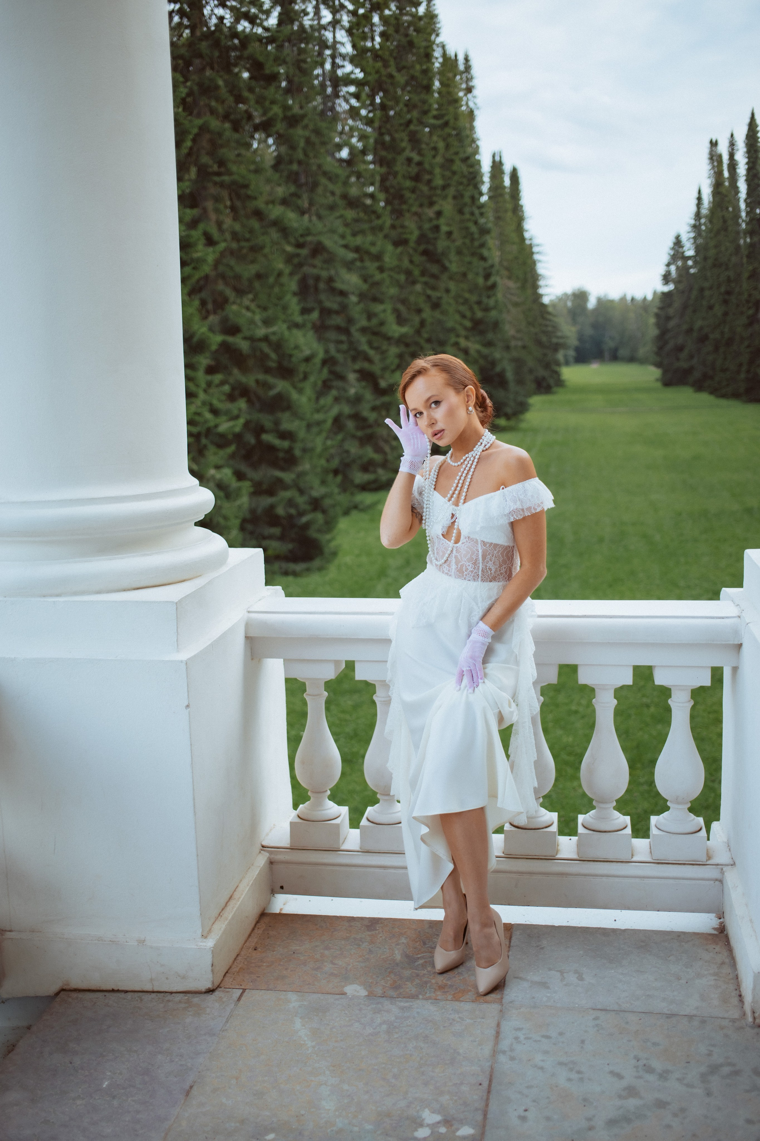 Фотосессия в парке летом Ораниенбаум