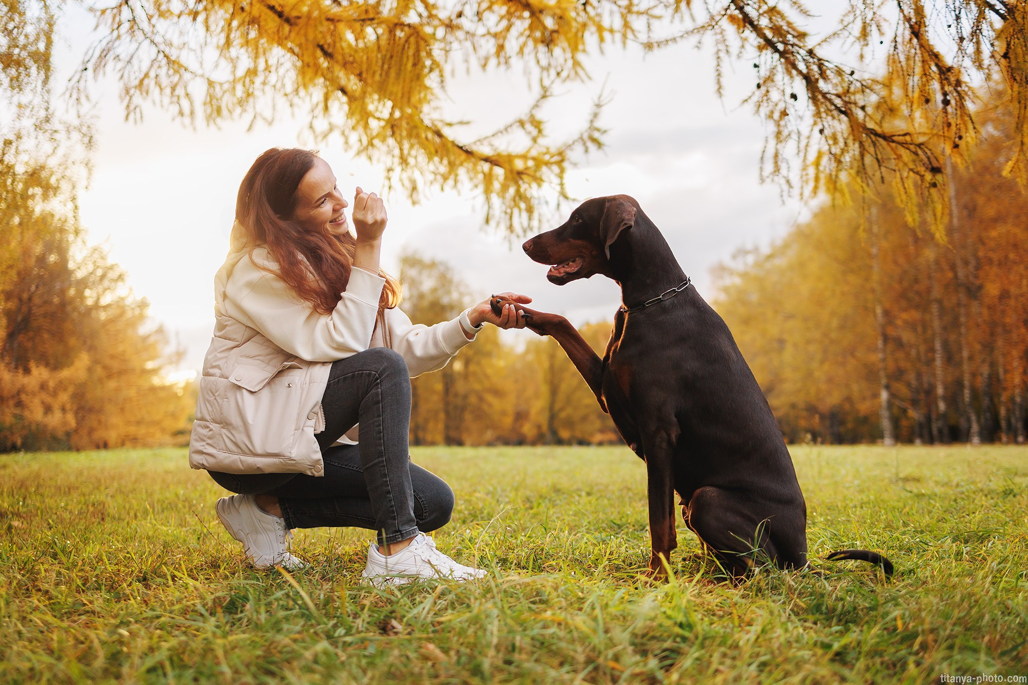 Лилия, Влад и Юма. Фотограф собак, фотограф-анималист Аня Титова (Titanya). Москва