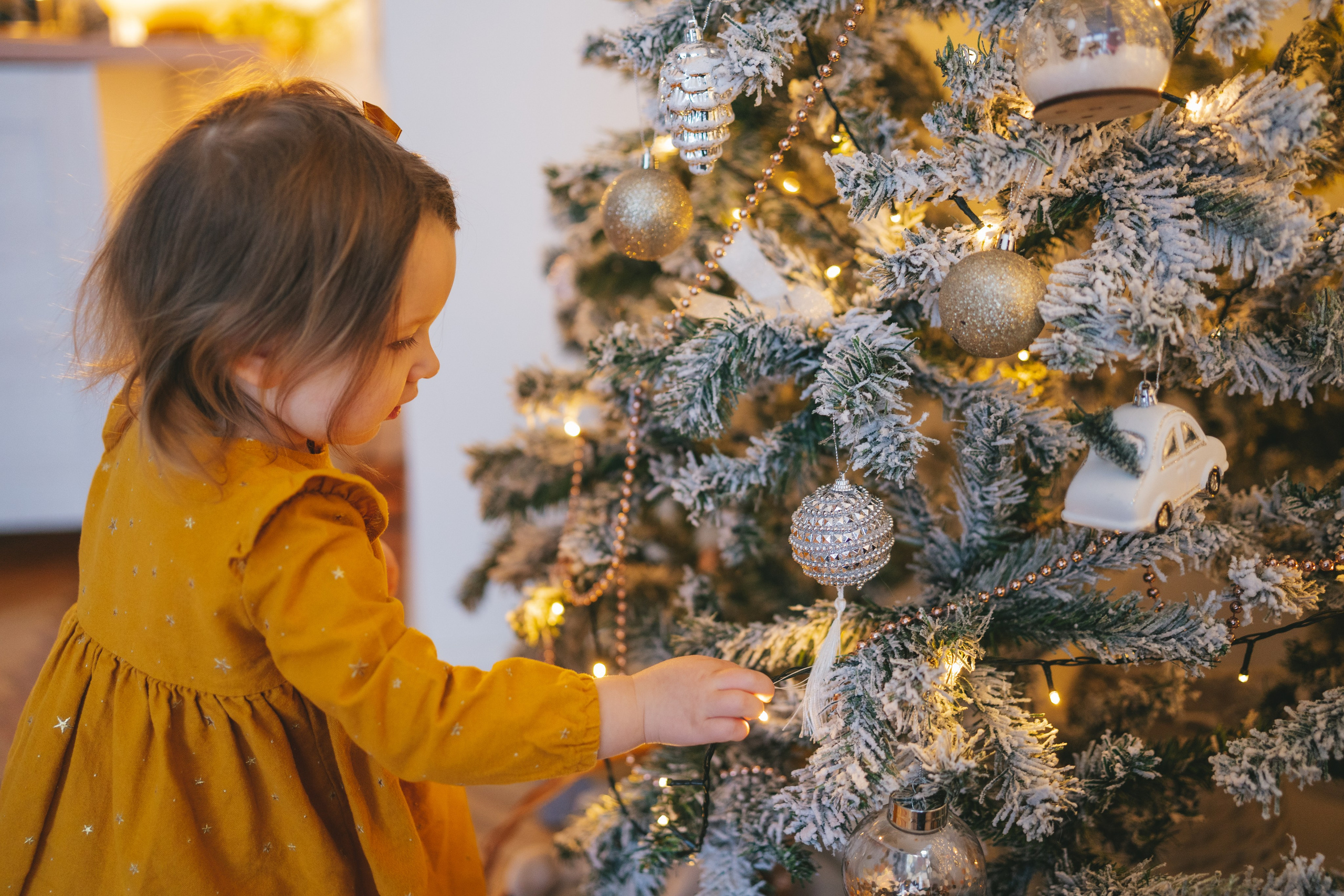 Семейная новогодняя съемка в студии. Фотограф Екатерина Канчалаба