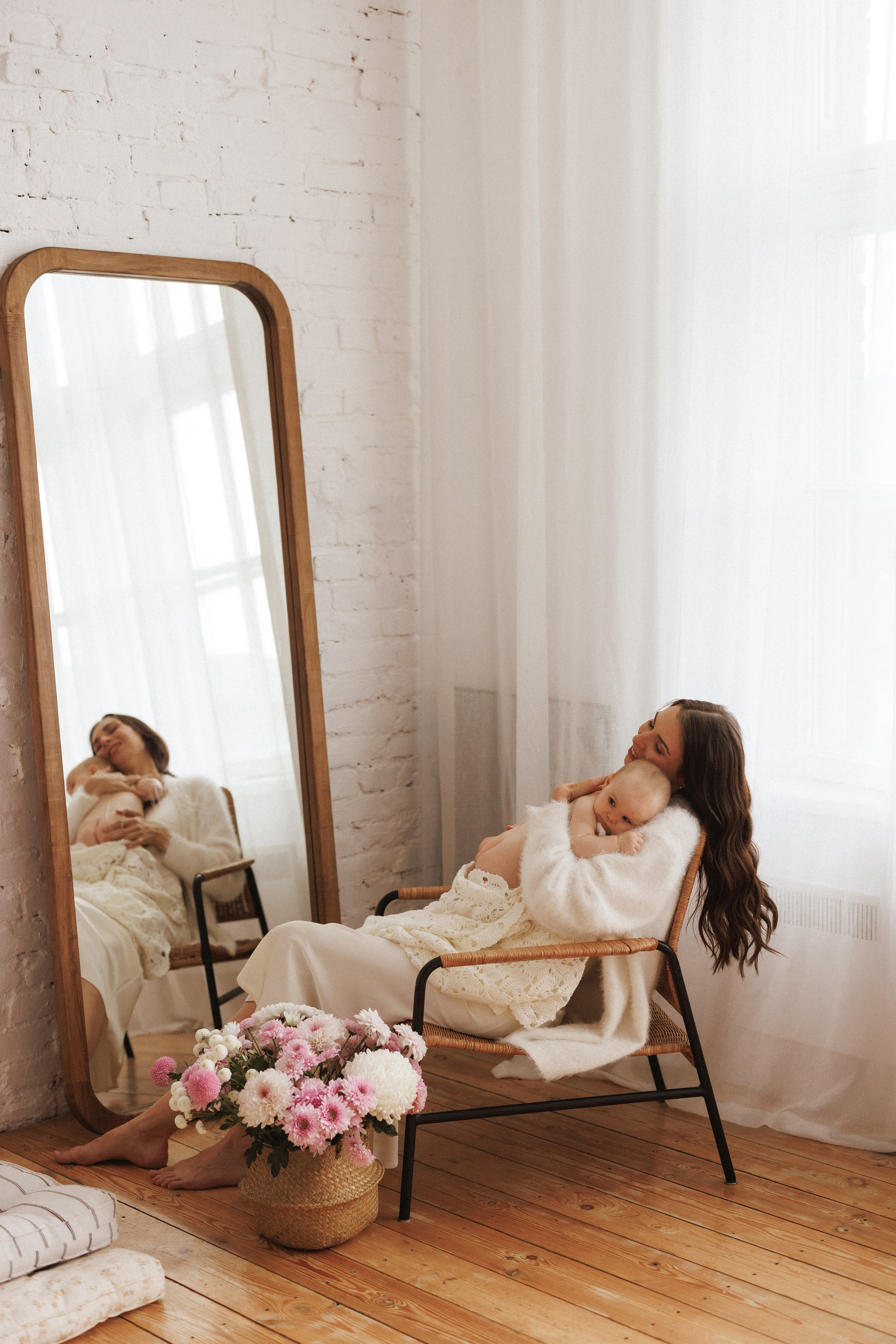 Фотосессия материнства, в фотостудии «Space JOBS», город Краснодар. Семейный и детский фотограф в Краснодаре Анна Трашкова