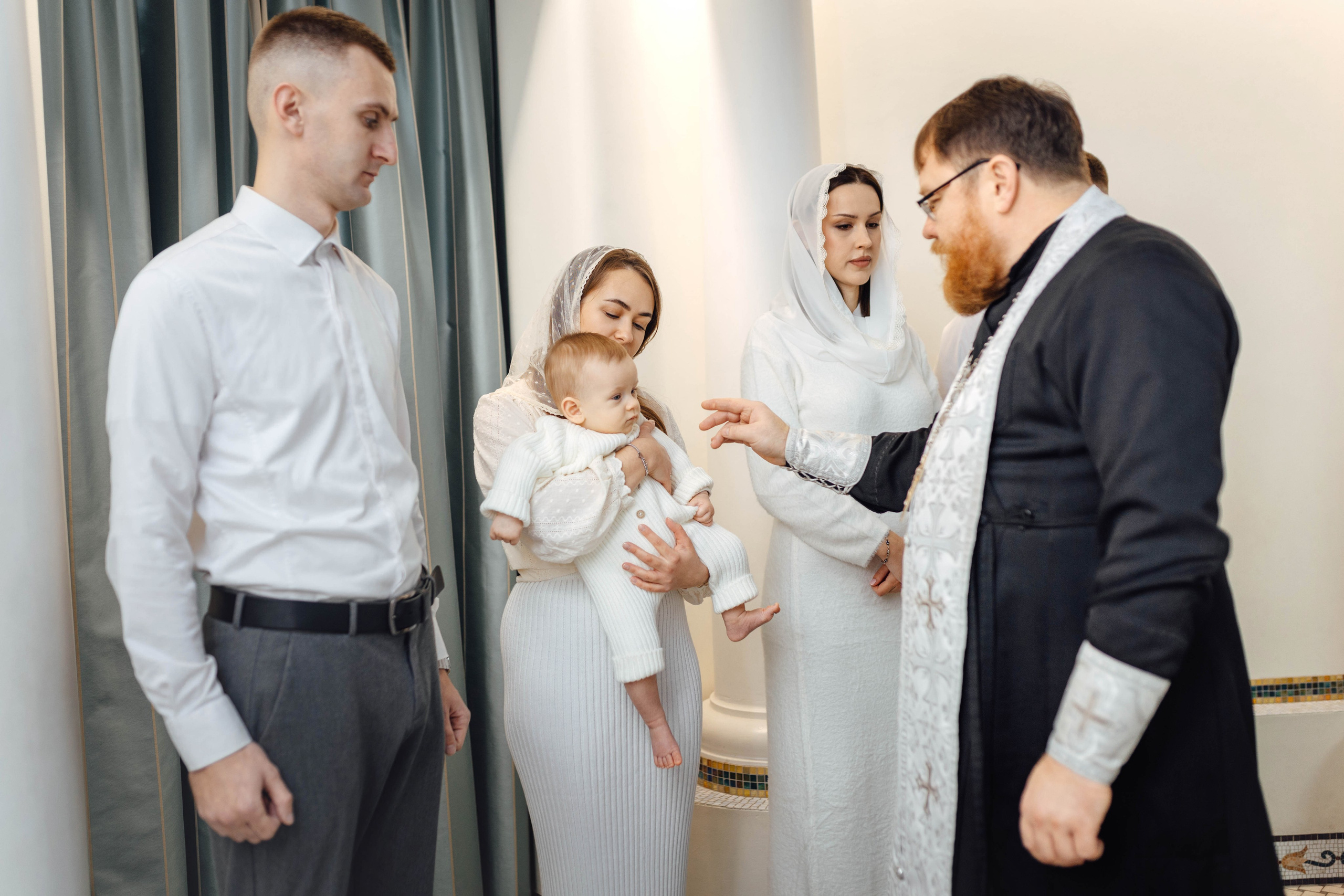 Крещение Демида, храм Святой Троицы, декабрь 2025