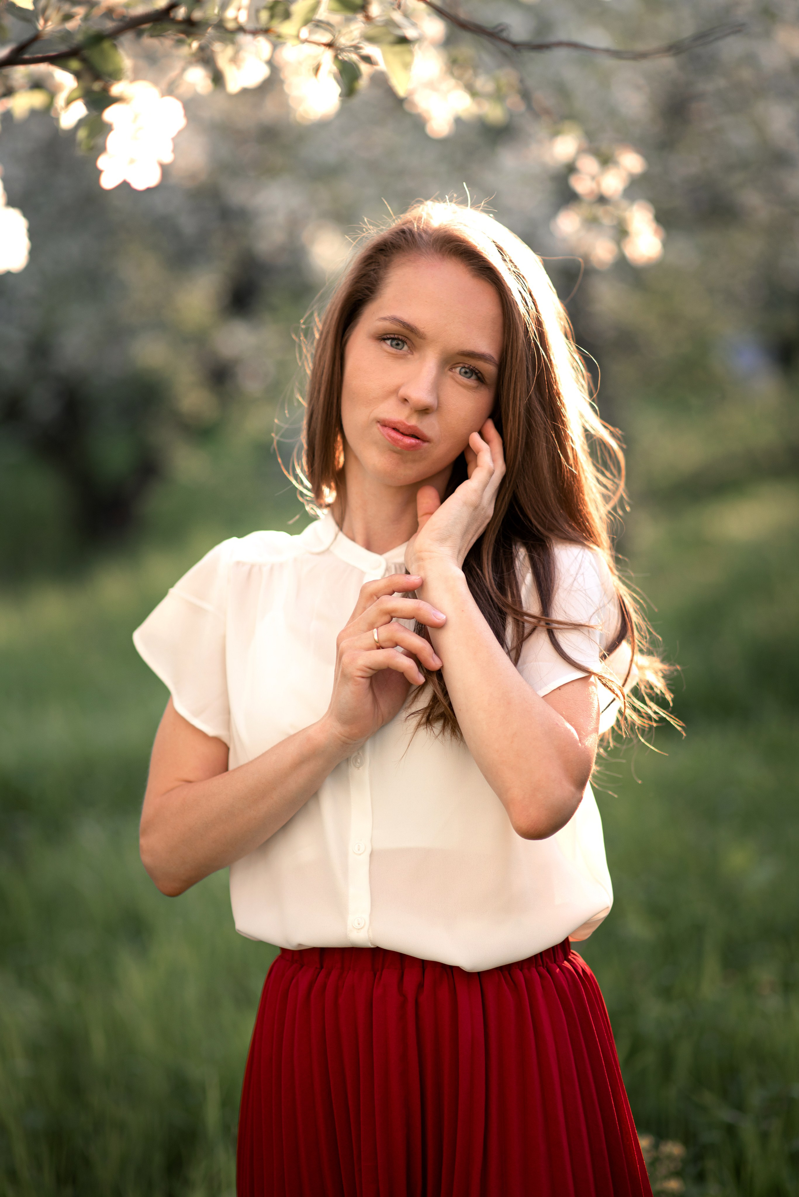 Семейная фотосессия в цветении. Ясная Поляна. Семейный и детский фотограф в Туле Светлана Воронкова