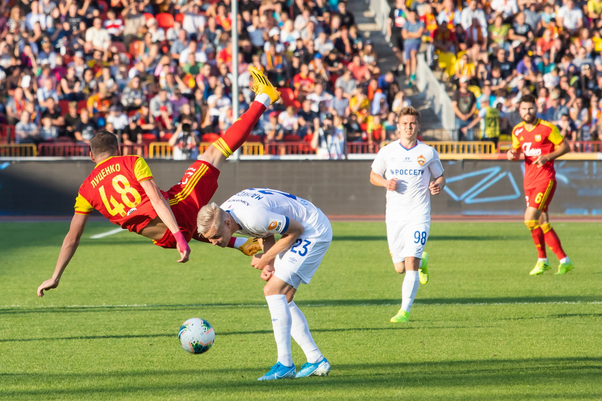 Арсенал 1-2 ЦСКА (1 сентября 2019). Репортажный фотограф Алексей Пирязев