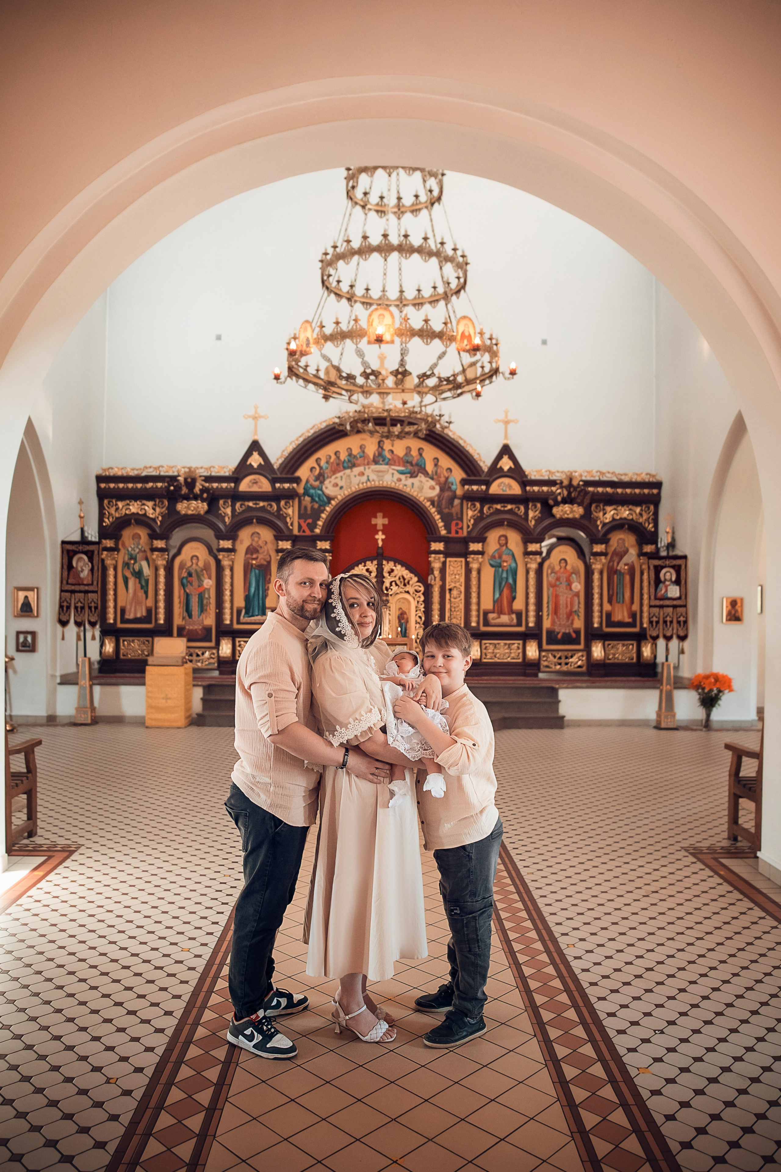 Крещение Устинии. Храм Преподобного Сергия Радонежского. Главная