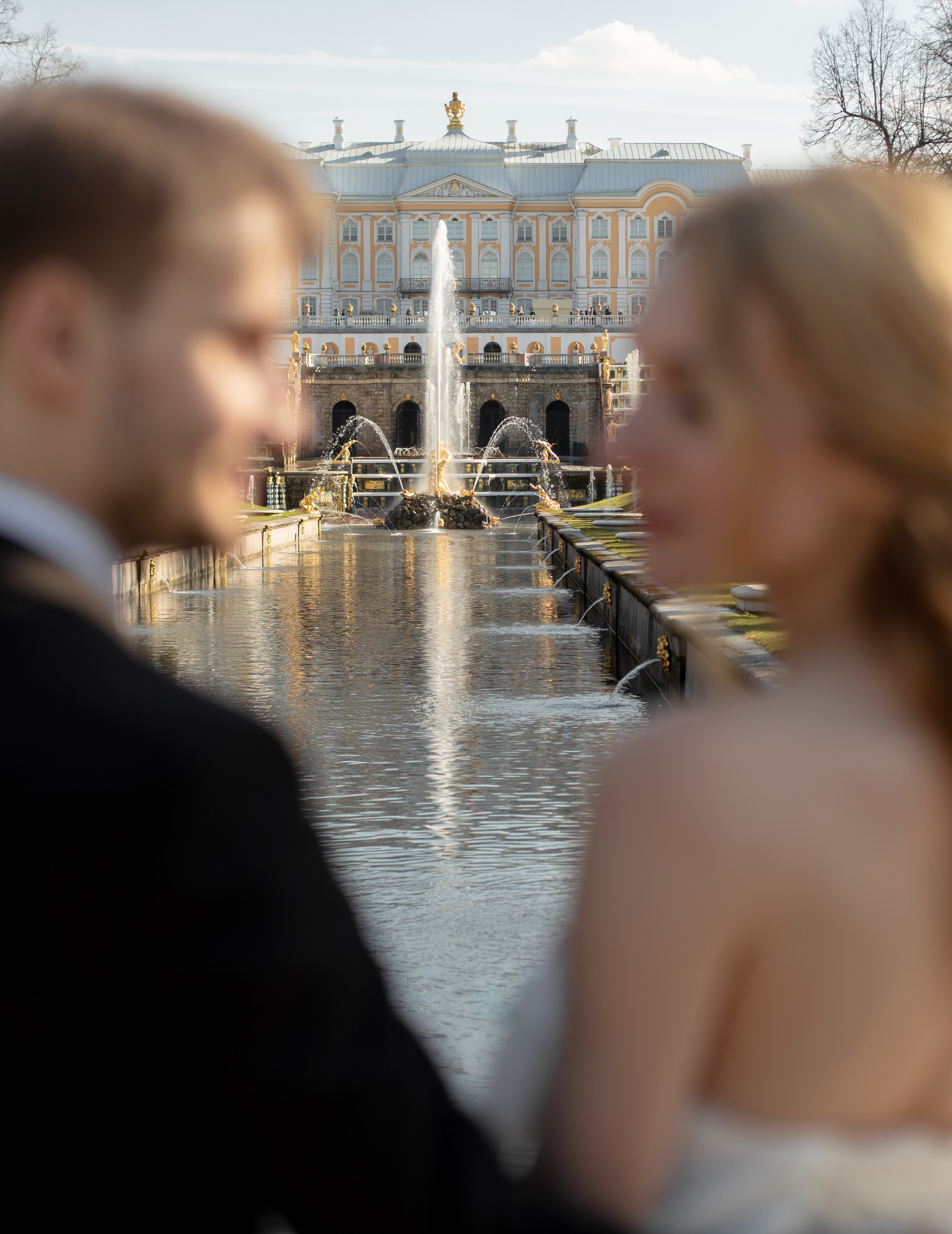 Петергоф / ЗАГС + прогулка. Свадебный и семейный фотограф в Москве Диана Левченко