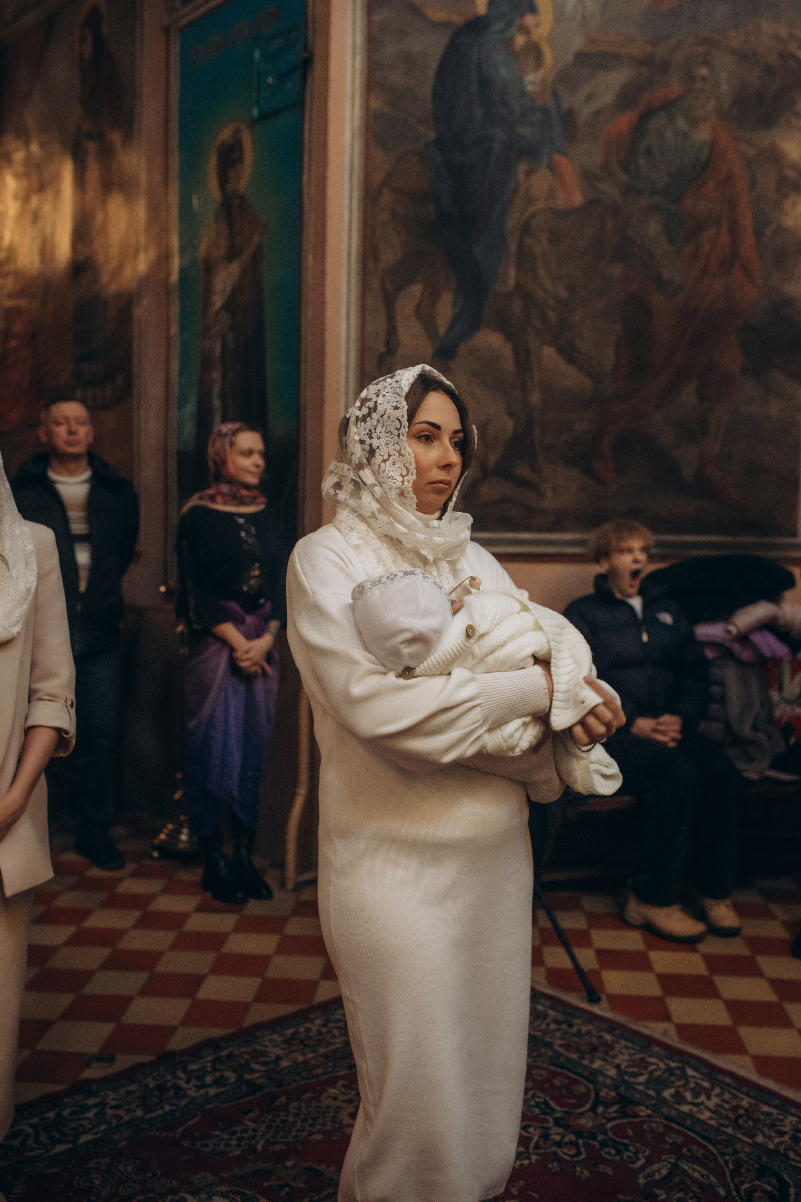 Крещение Михаил. Семейный и домашний фотограф в Москве и МО Королева Валерия