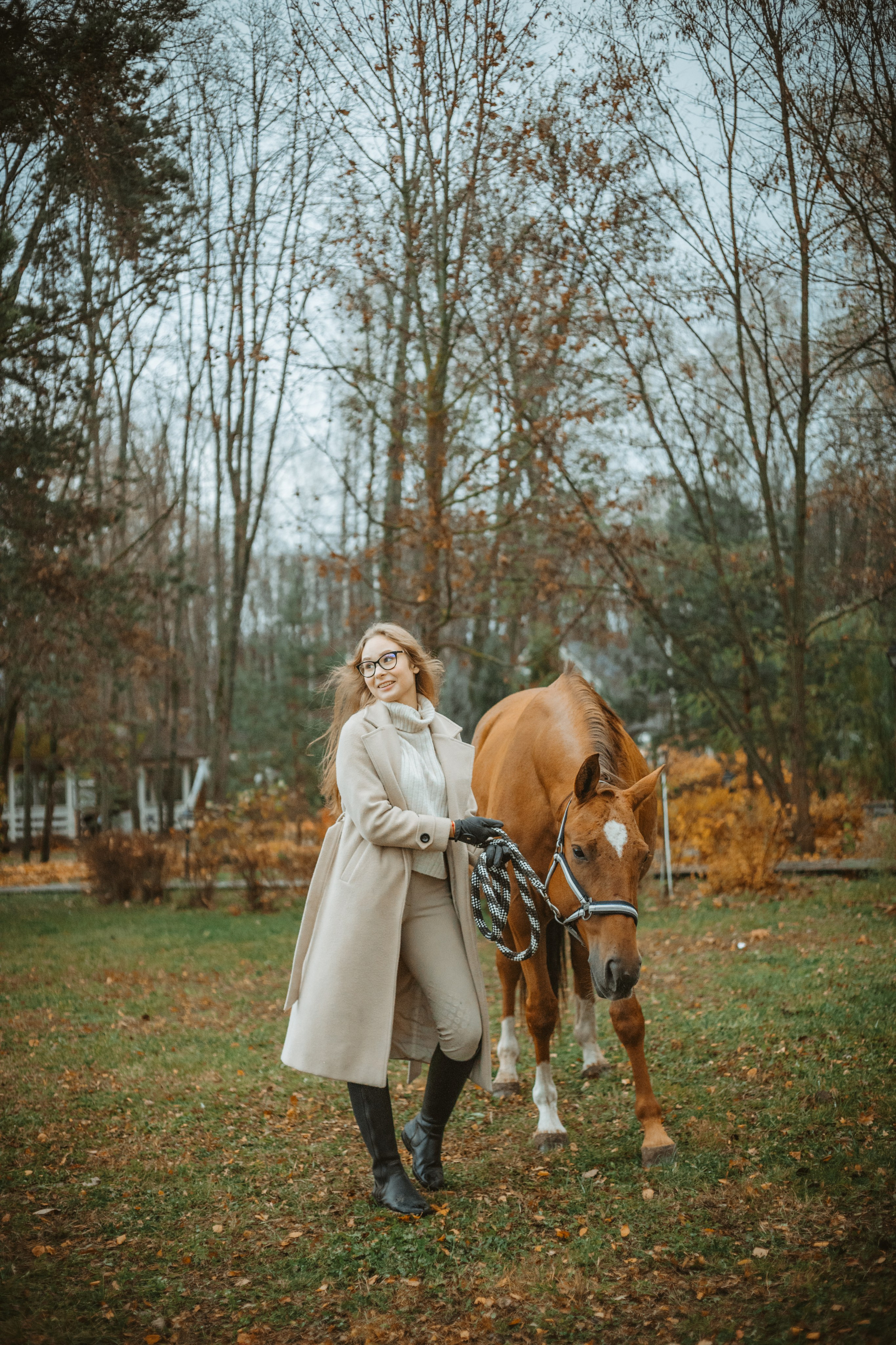 Фотосъемка Кристины в конном комплексе. Выпускные альбомы в Серпухове