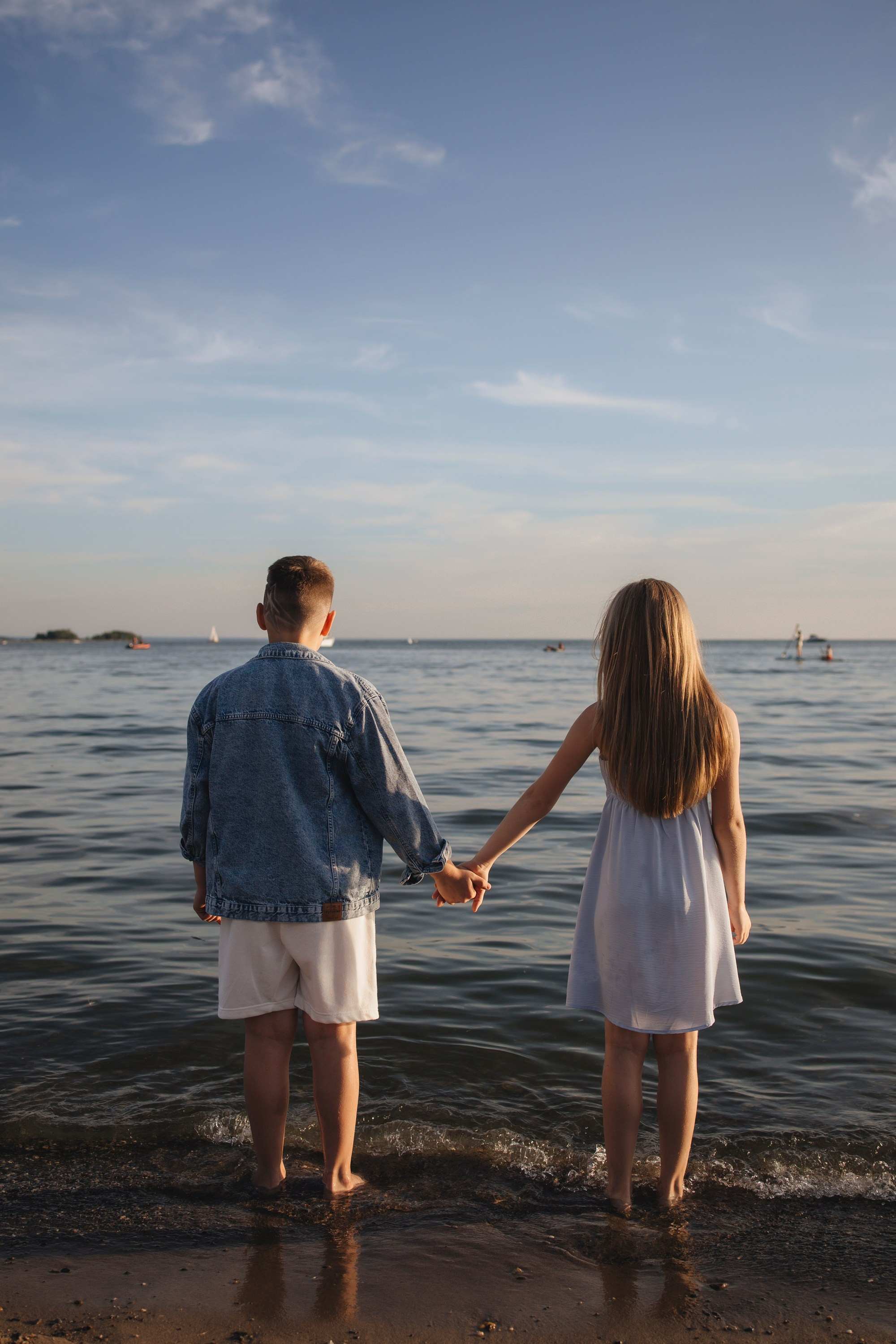 Прогулка на закате. Фотограф Новосибирск