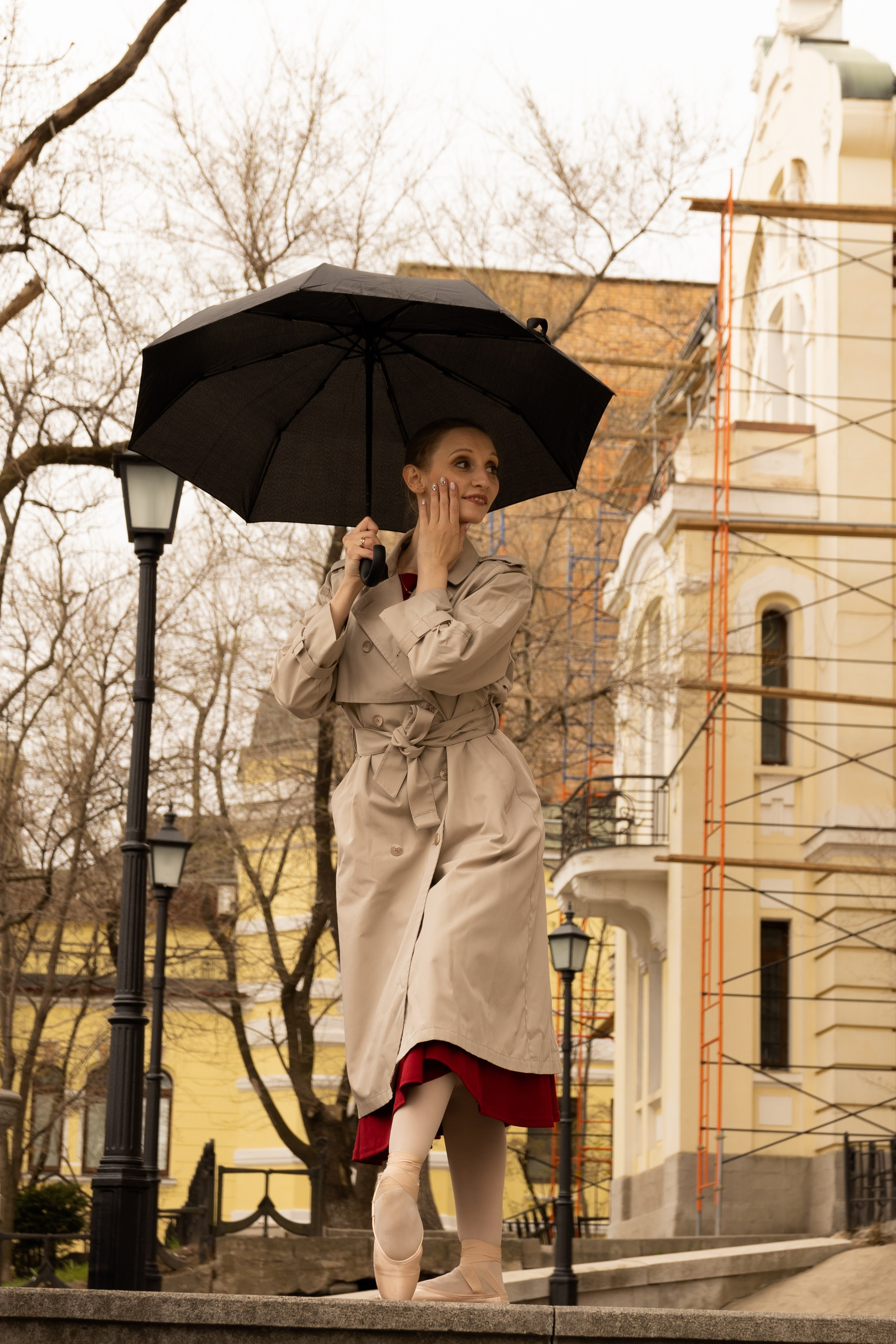 Балерина в городе. Фотограф Владивосток