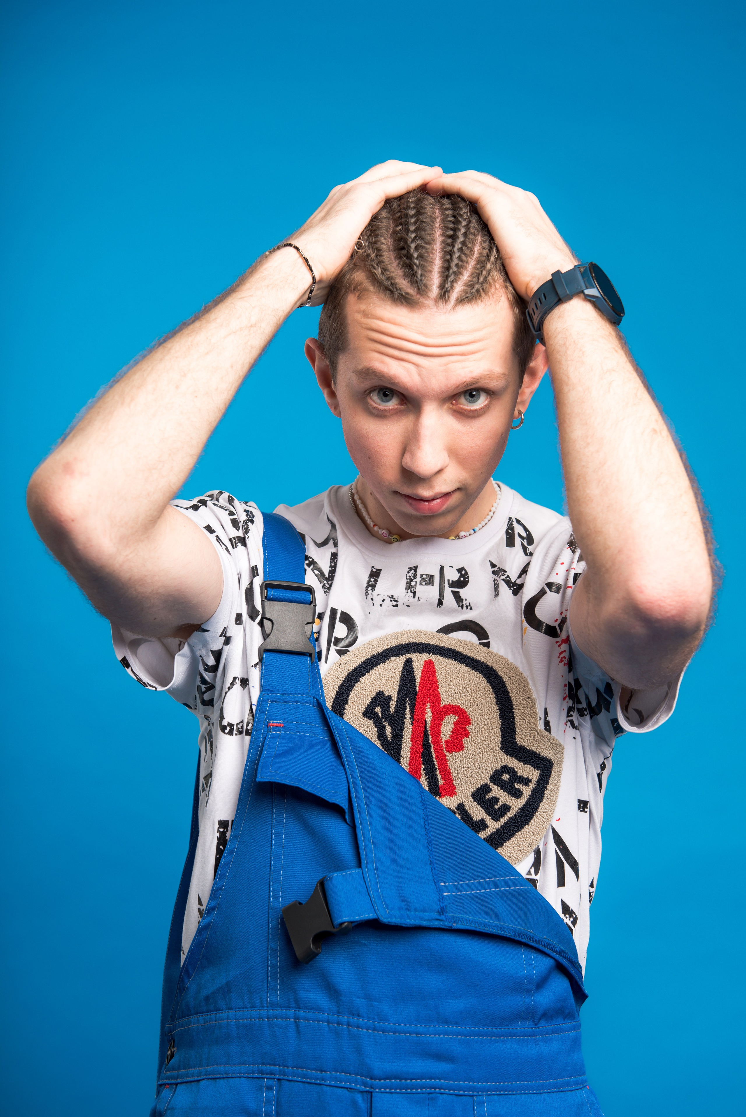 Blue board студийная съемка