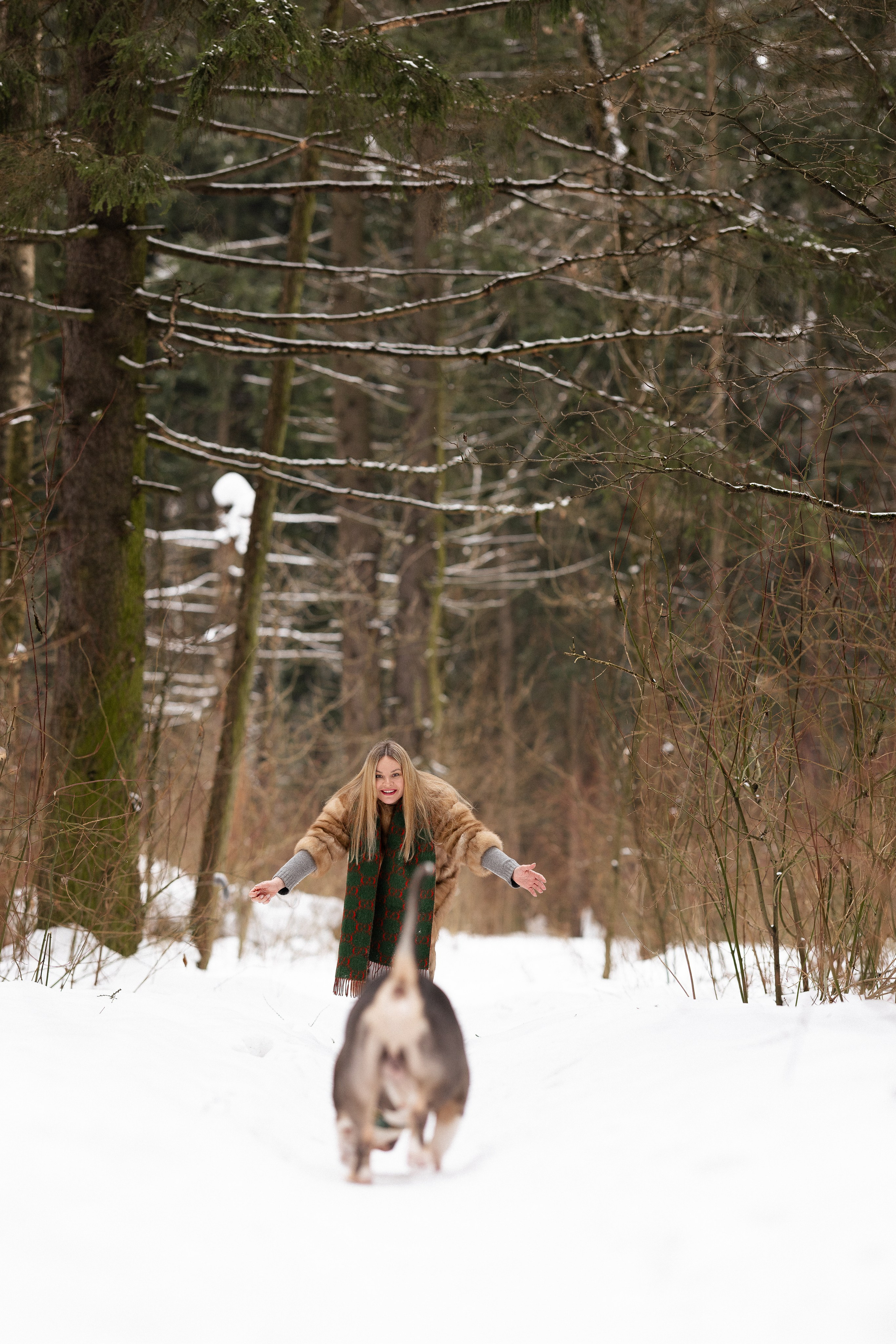 Лера и Наган. Фотограф и видеограф анималист Аганина Дарья
