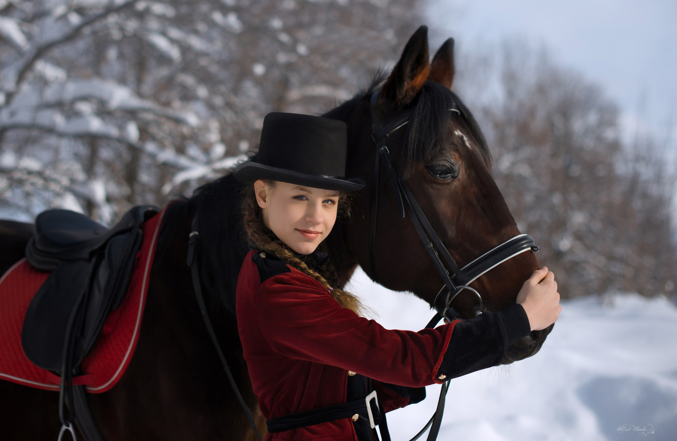 Настя и Гайдук. Конный фотограф в Саратове Юлия Иванова