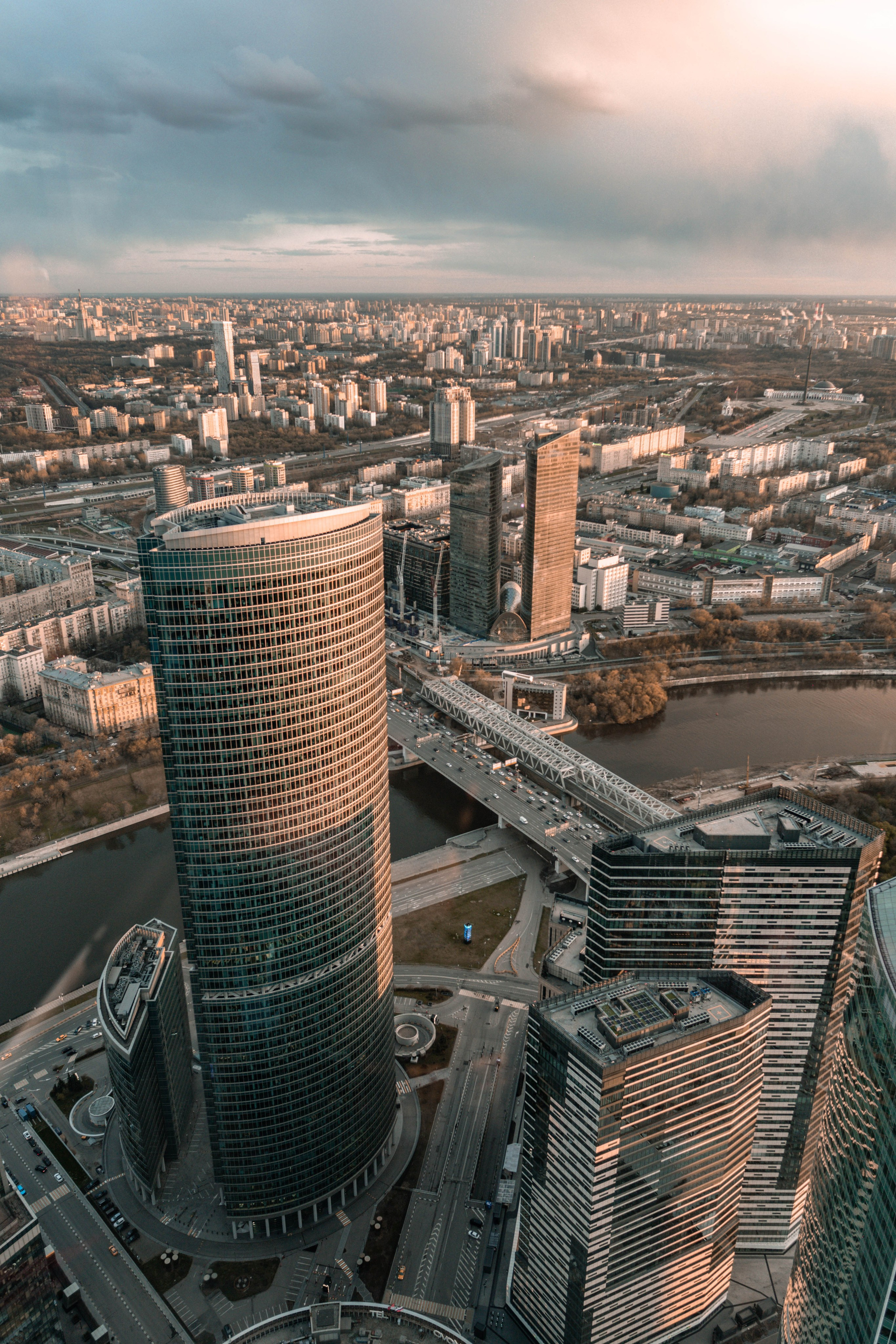 Москва Сити Столица Небоскрёбы Городская фотография gusarov2906