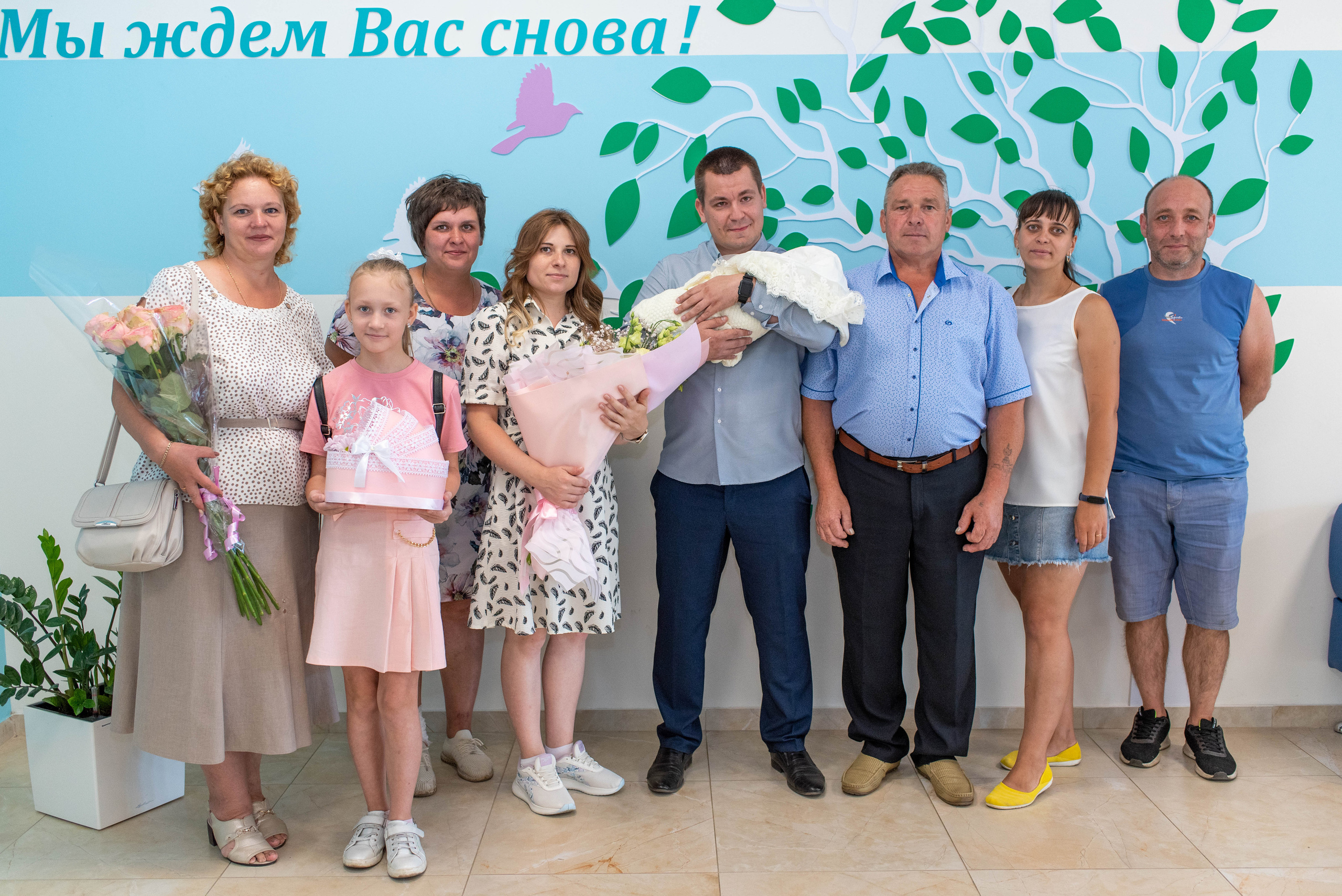 Выписка из роддома. Фотограф на Крещение и Венчание в Туле, детский и семейный фотограф