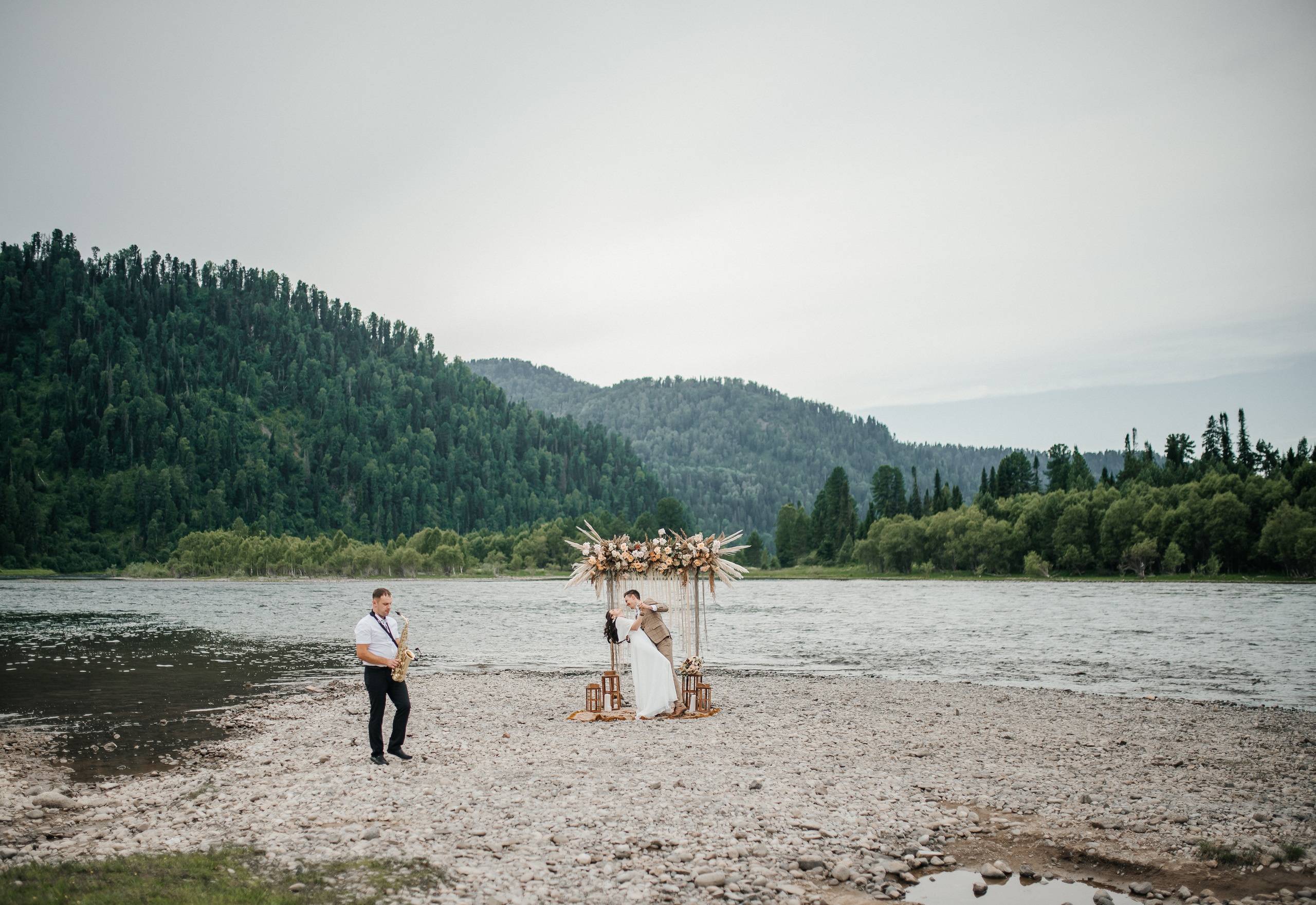 Илья и Юлия. Свадебная  съемка на Алтае
