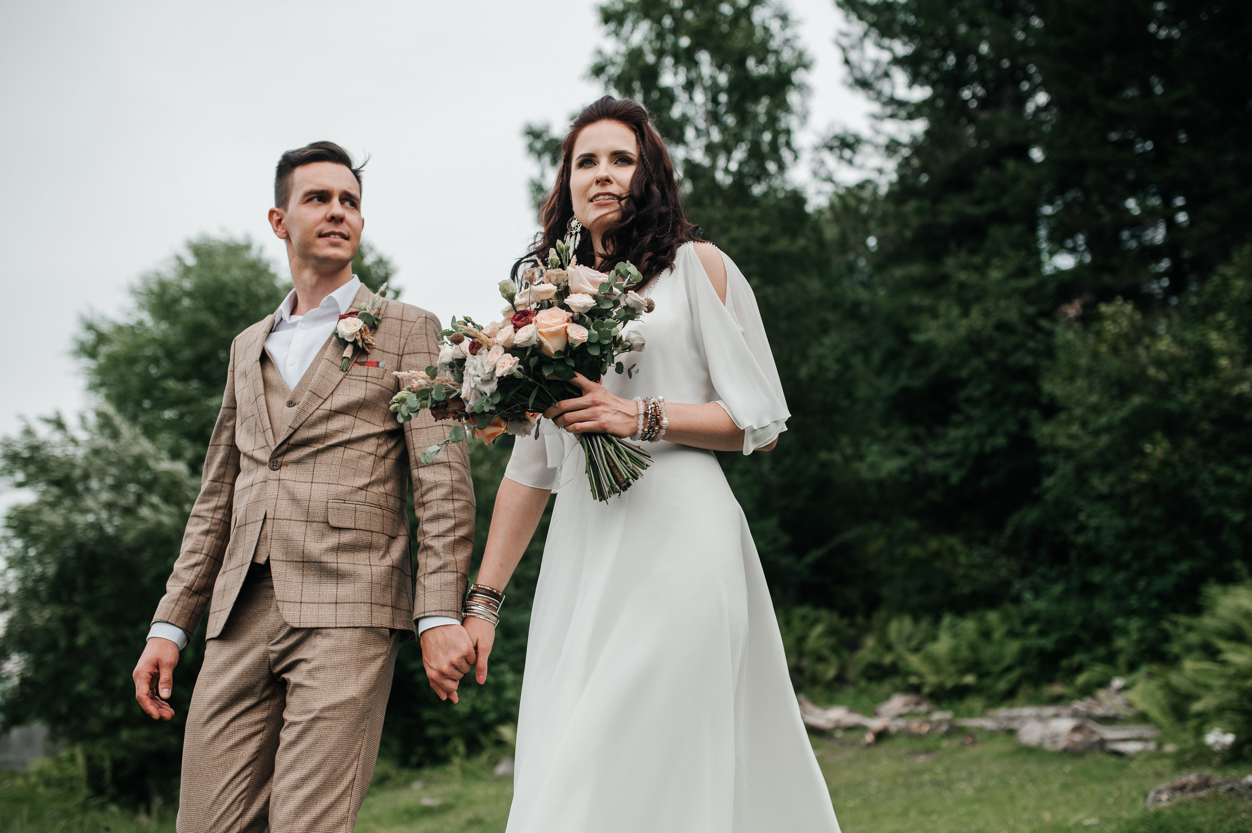 Илья и Юлия. Свадебная  съемка на Алтае