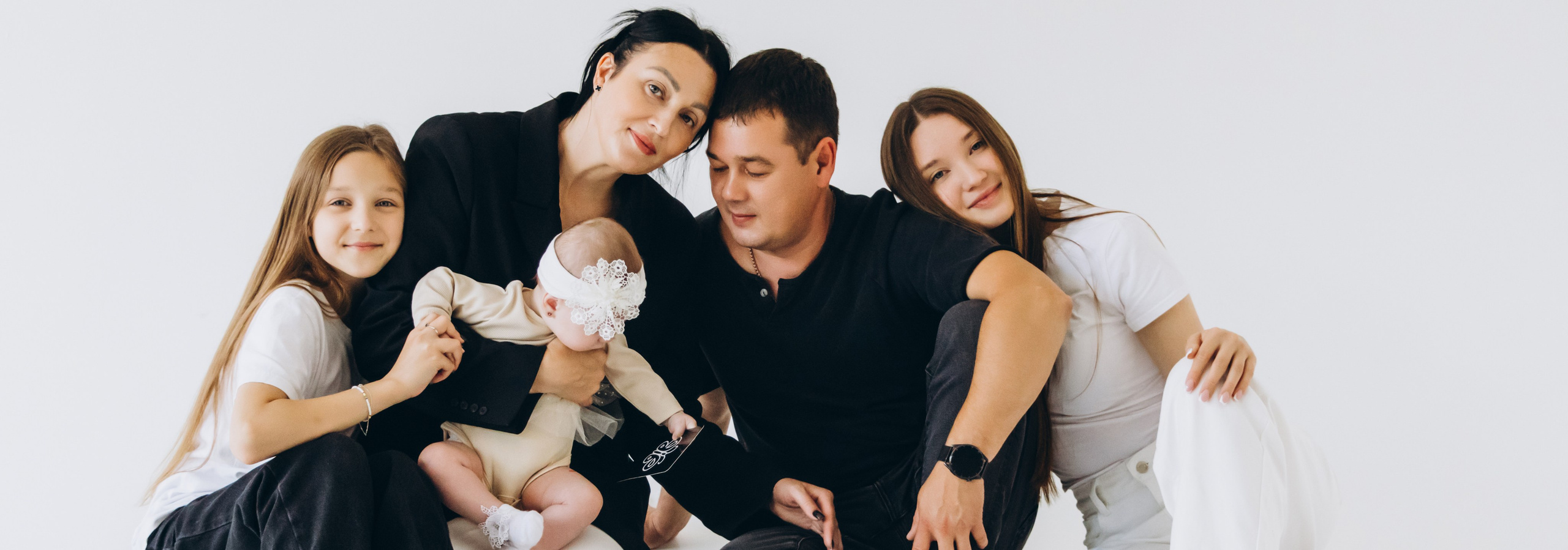 Семейная фотосессия в студии, Екатеринбург. Фотограф в Екатеринбурге Пойгина Елена