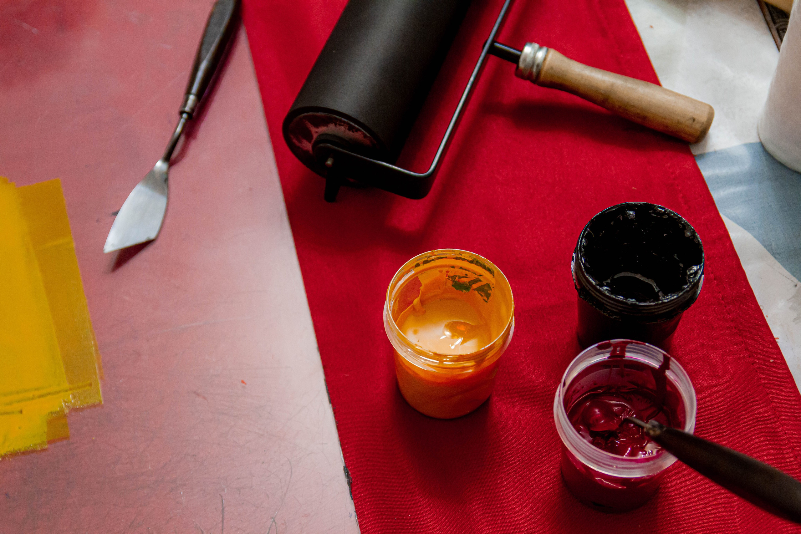 Мастер класс по линогравюре. Твой фотограф Алина Кочергина