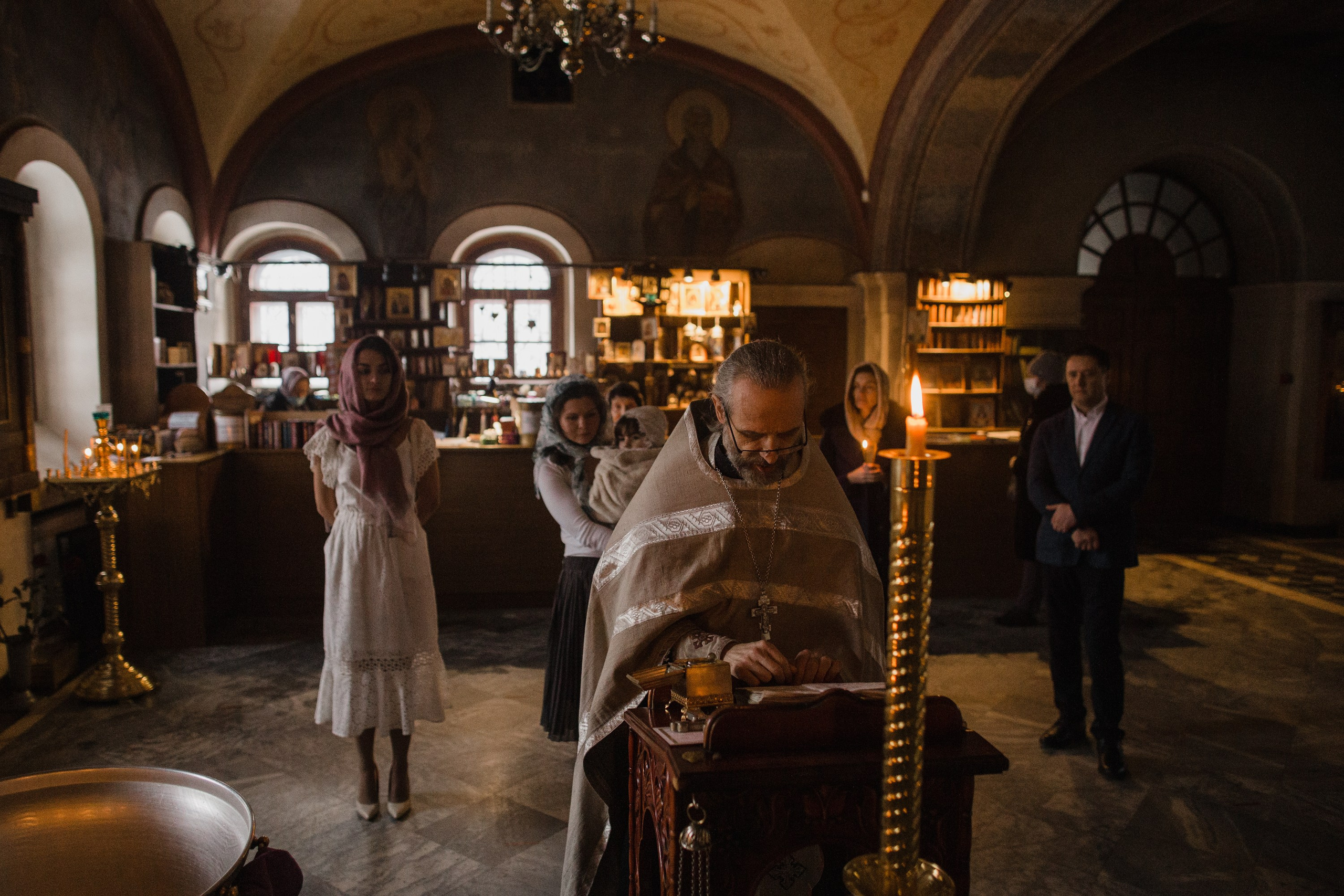 Крещение. Репортажный и свадебный фотограф в Москве Лена Таращенко