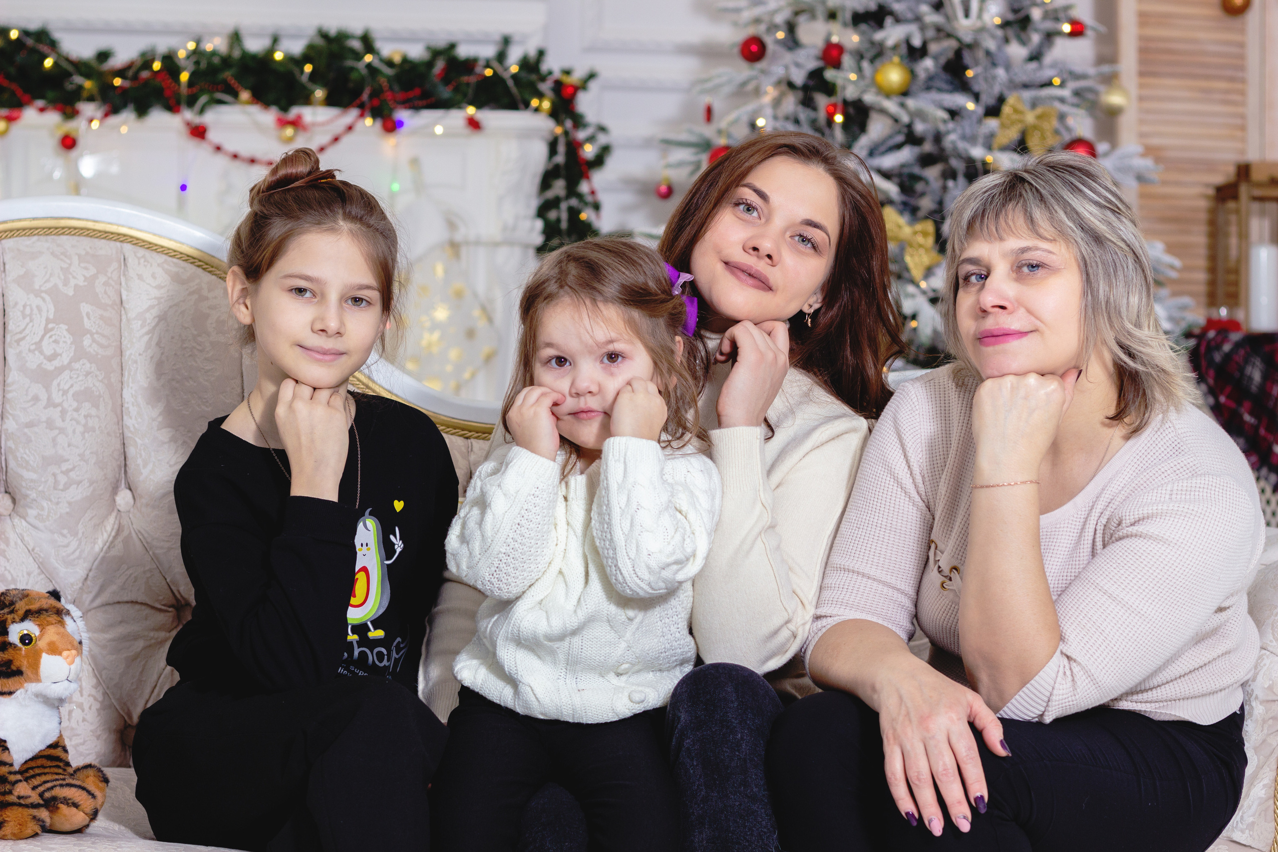 Семейная съемка Оля, Лена, Катя и Даша. Фотограф Нечипоренко Иван