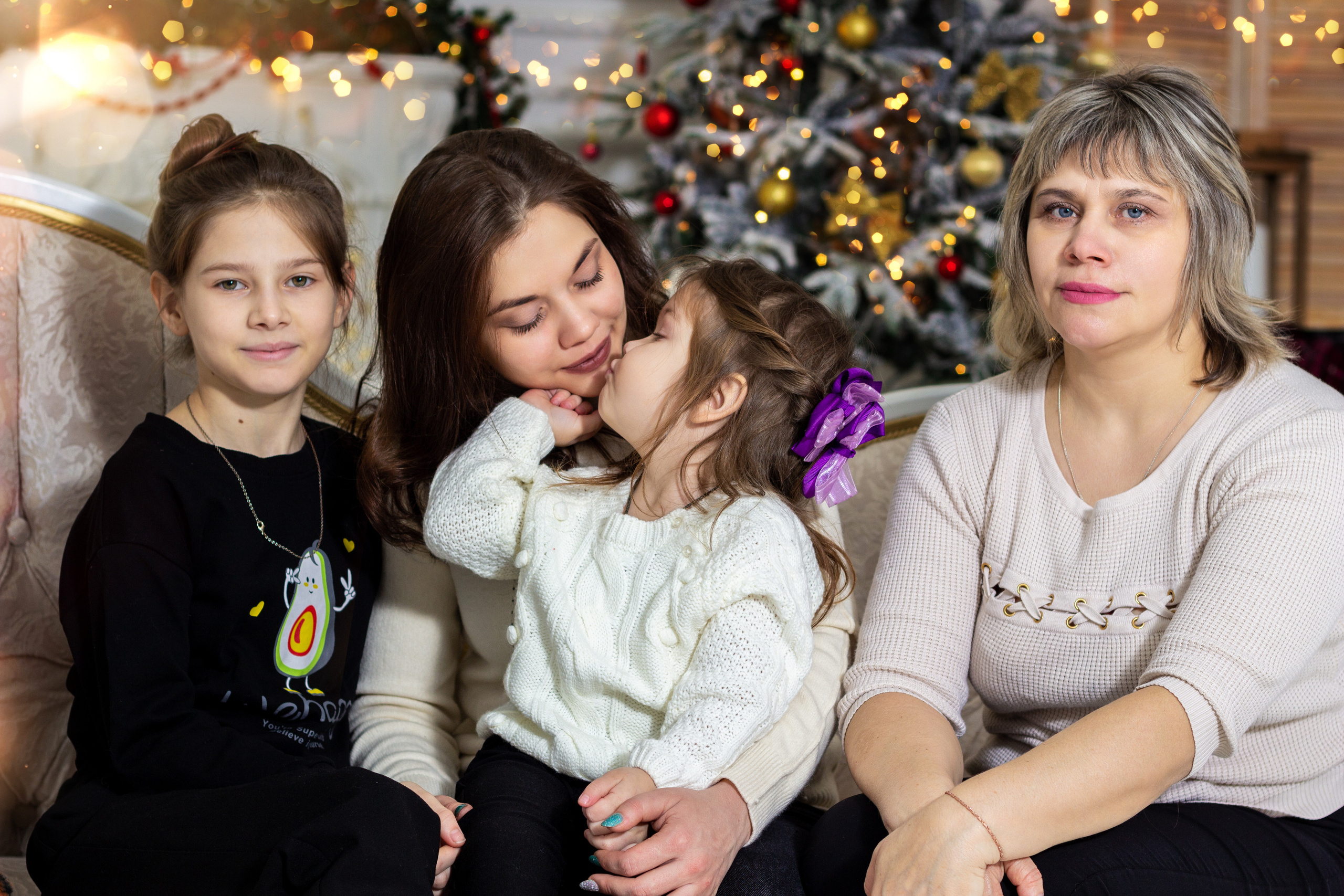 Семейная съемка Оля, Лена, Катя и Даша. Фотограф Нечипоренко Иван