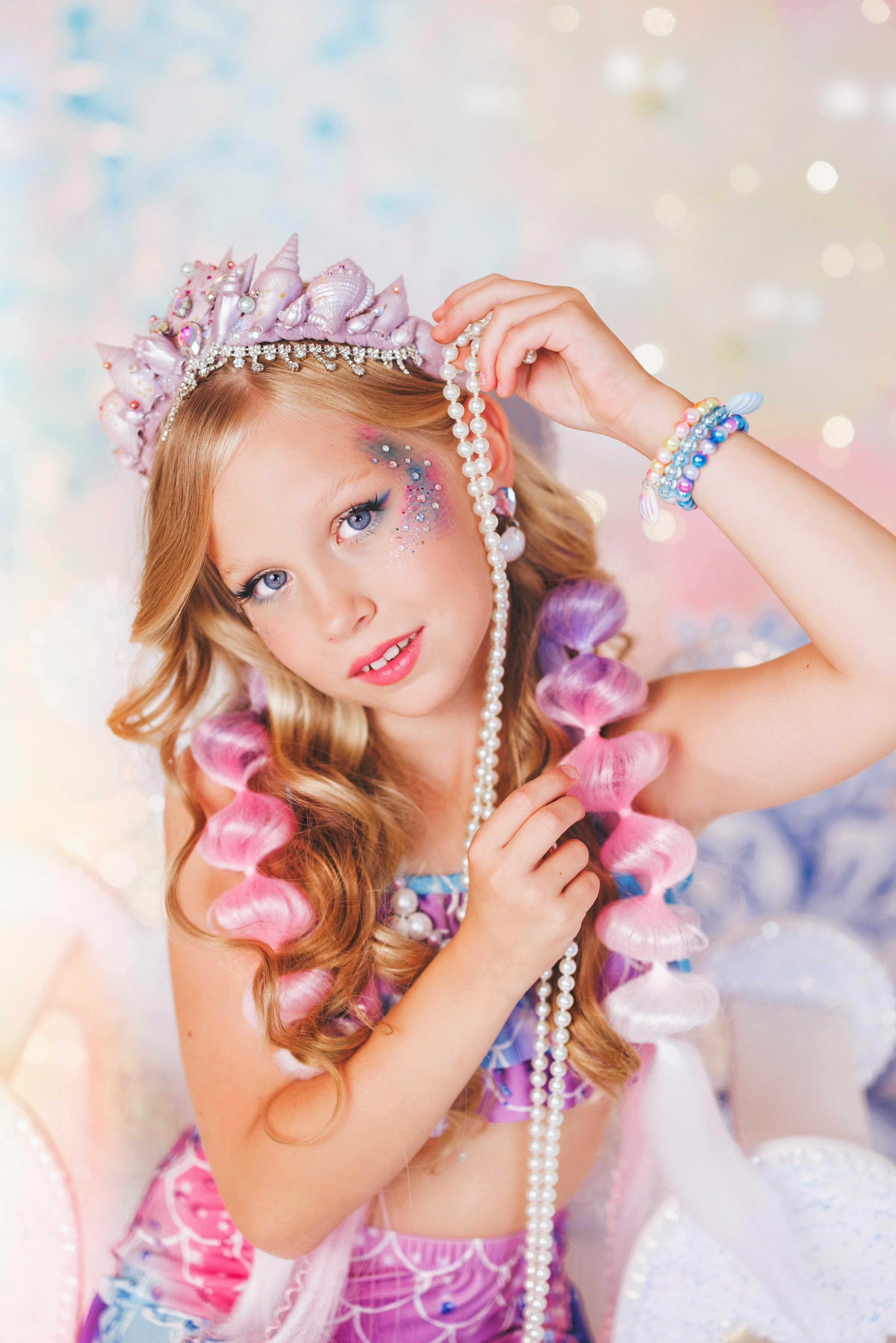 Детская фотосессия в образе «РУСАЛОЧКА», город Краснодар. Семейный и детский фотограф в Краснодаре Анна Трашкова