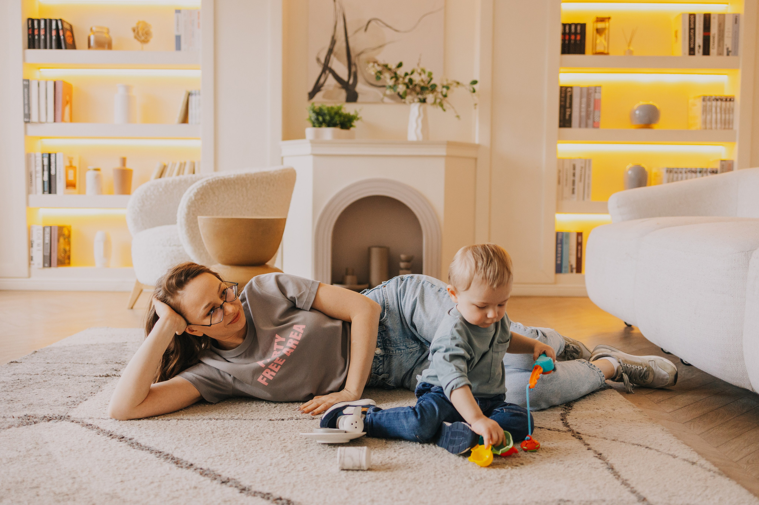 Большая семья. Домашняя фотосессия