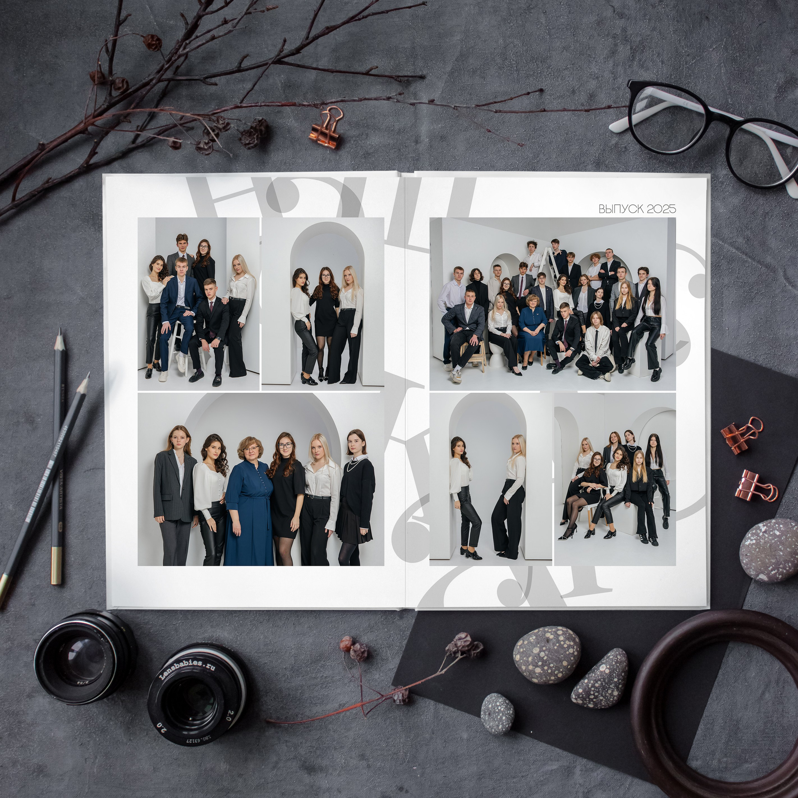 Персональный альбом 21×30 6 разворотов (12 страниц). Школьный фотограф в Новосибирске Наталья Иванченко
